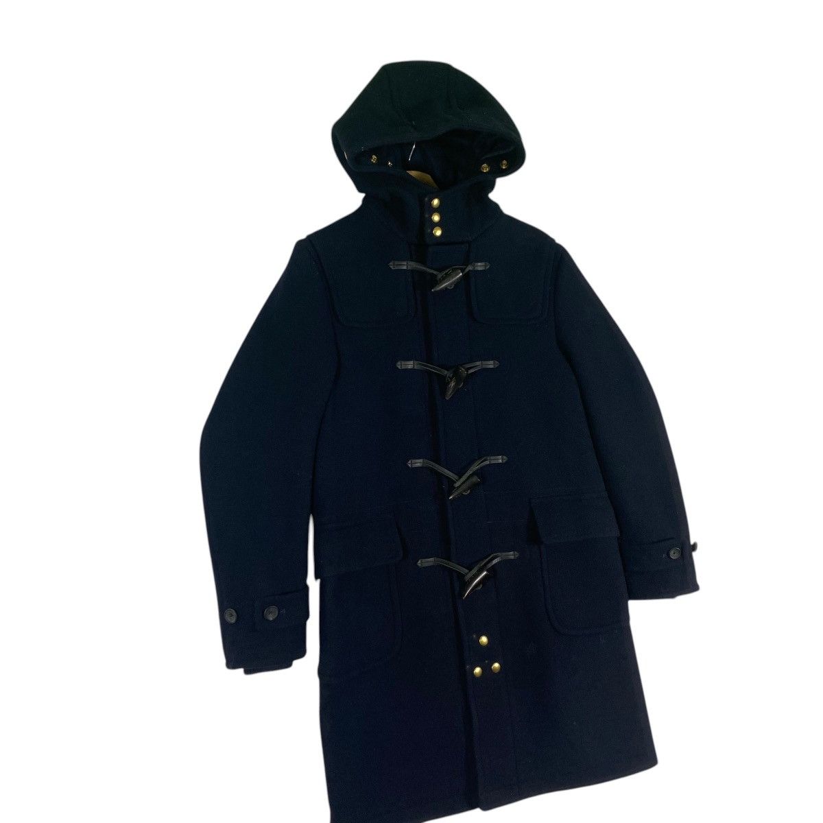 MasterPiece Masterpiece Japan Wool Duffer Coat Hoodie Toggle Jacket Size US S / EU 44-46 / 1 - 3 Thumbnail