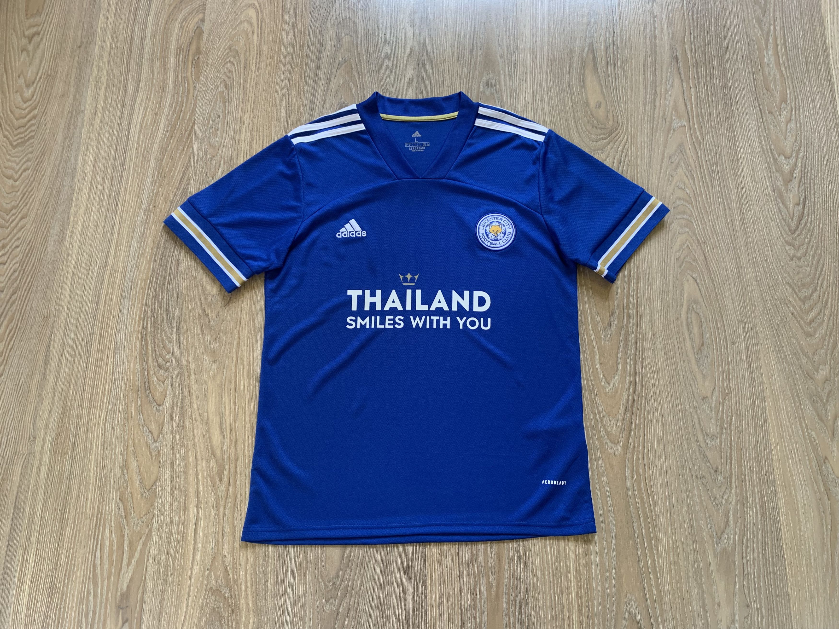 Adidas Adidas Leicester Home Football Shirt 2020-2021 Size US L / EU 52-54 / 3 - 1 Thumbnail