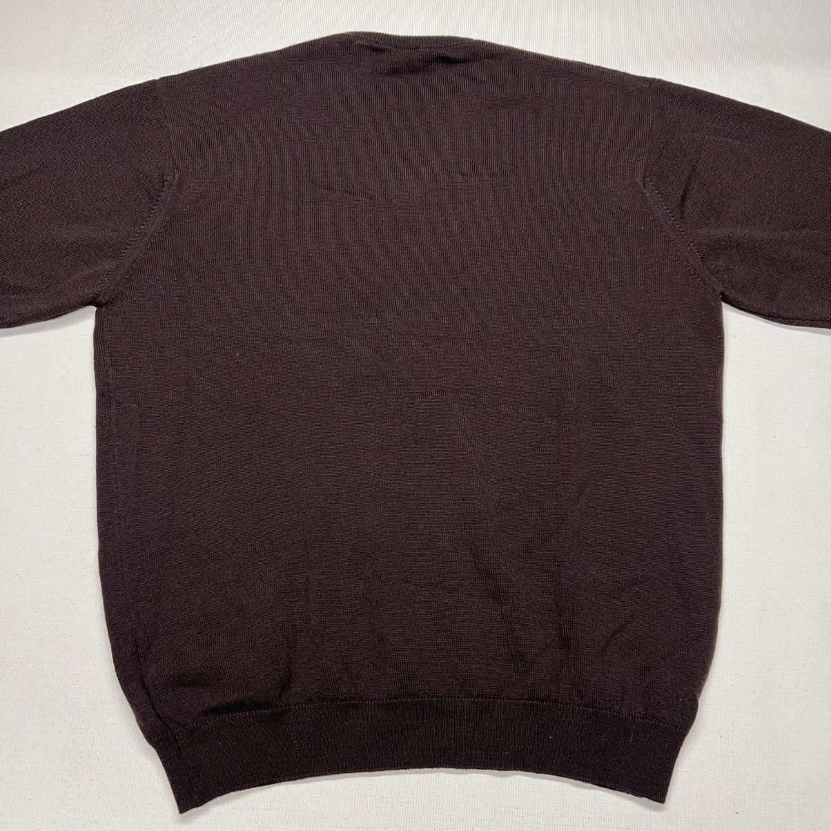 Lacoste Lacoste Sweater Brown Wool V-Neck Sweater Laine Vierge Size US M / EU 48-50 / 2 - 10 Thumbnail