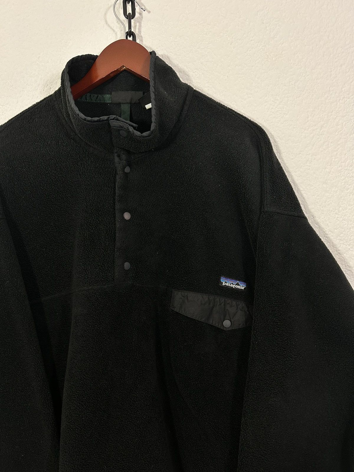 image of Outdoor Life x Patagonia Snap T Black 1998, Men's (Size 2XL)