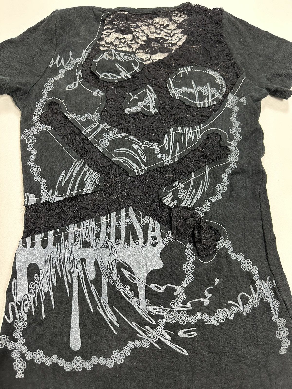 Japanese Brand MKR Japanese Sparkling Skull Punk Bondage Tshirt Size M / US 6-8 / IT 42-44 - 12 Thumbnail