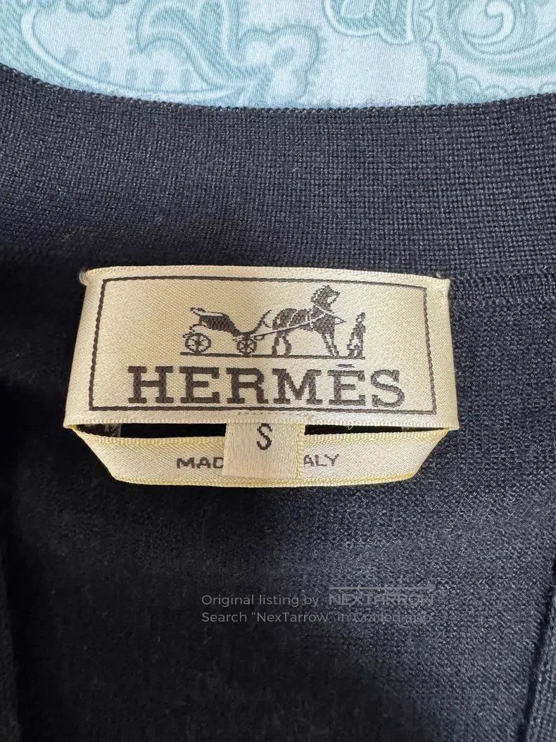 Hermes Hermes Cashmere Cardigan, 80% Cashmere + 20% Mulberry Silk Size US S / EU 44-46 / 1 - 7 Thumbnail