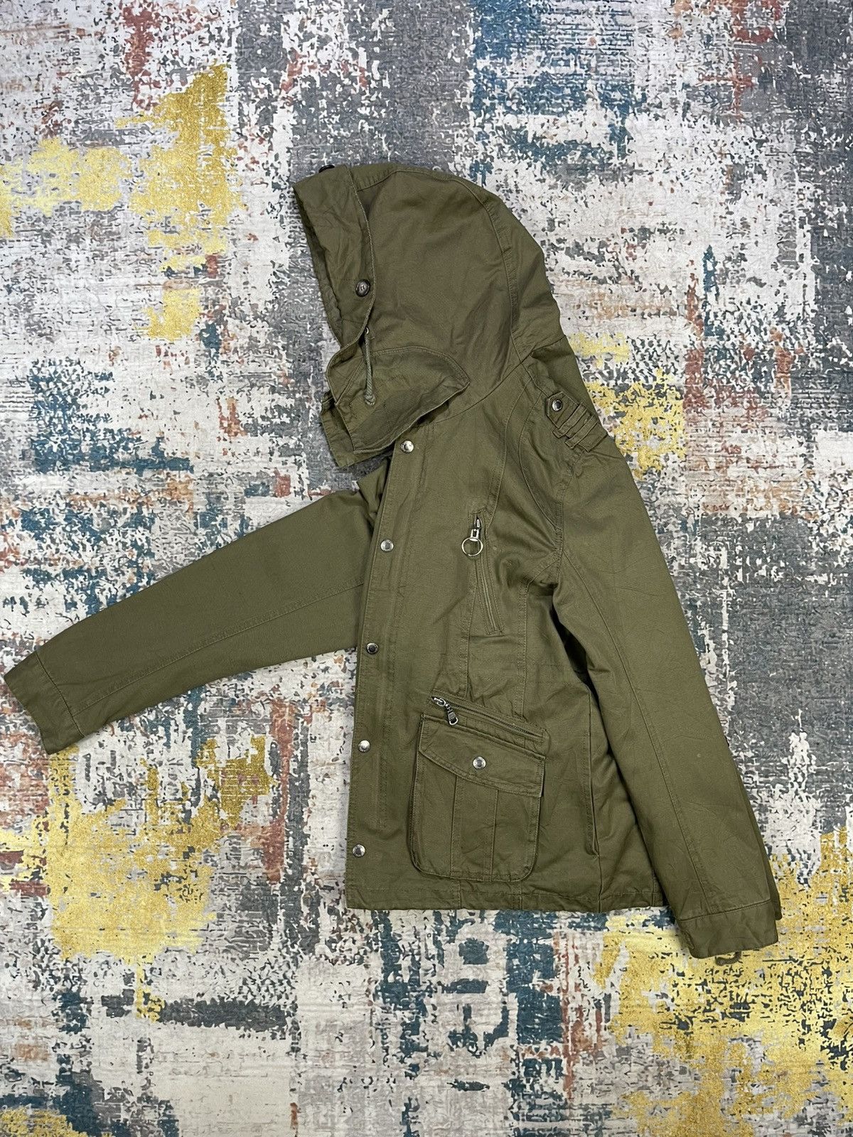 In The Attic Y2k In The Attic Apocalypse Style Bono Hoodie Jacket Size US M / EU 48-50 / 2 - 1 Thumbnail