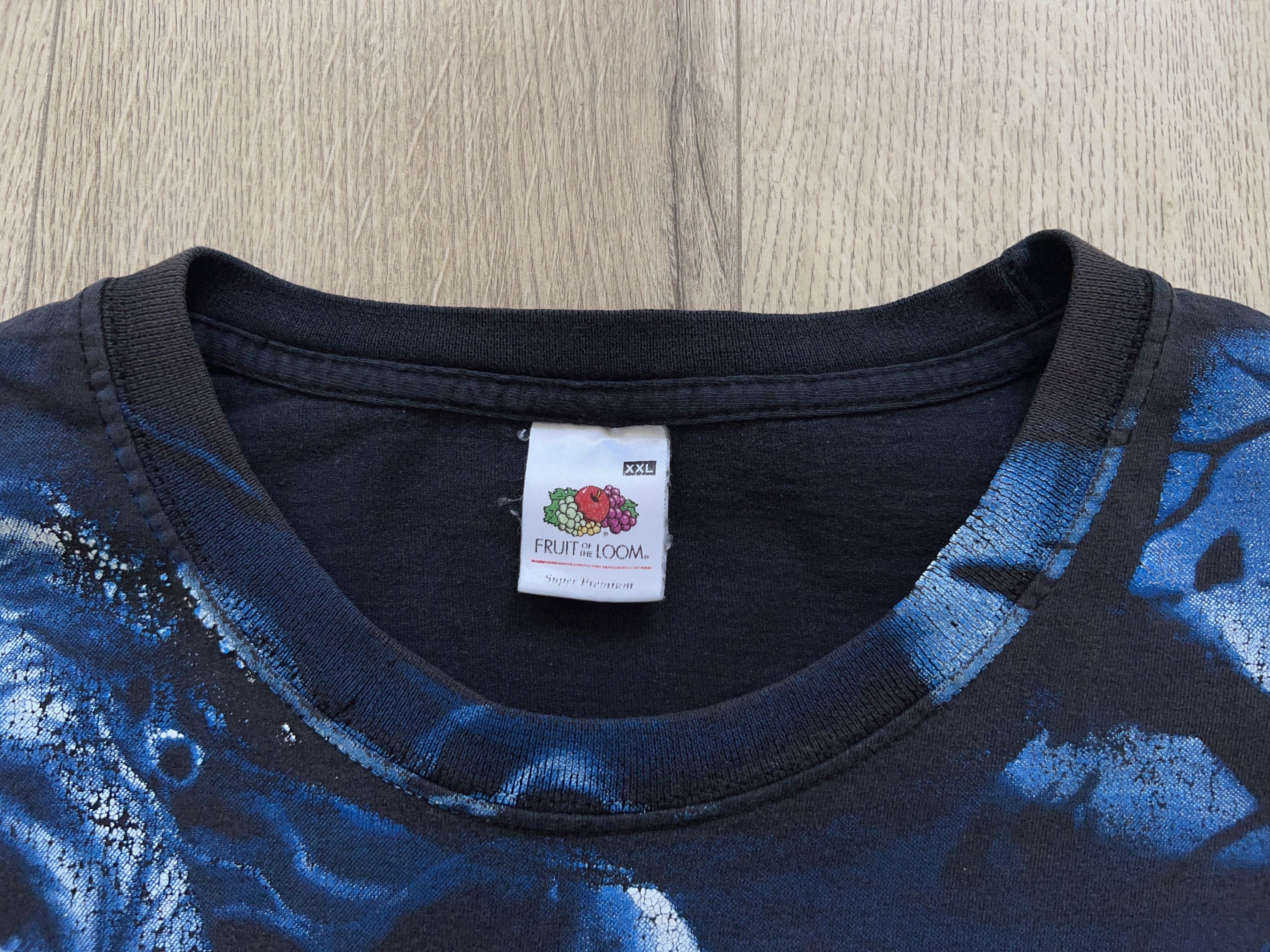 Iron Maiden × Vintage Iron Maiden Benjamin Breeg Rock Band All Over Print T Shirt Size US XXL / EU 58 / 5 - 2 Thumbnail