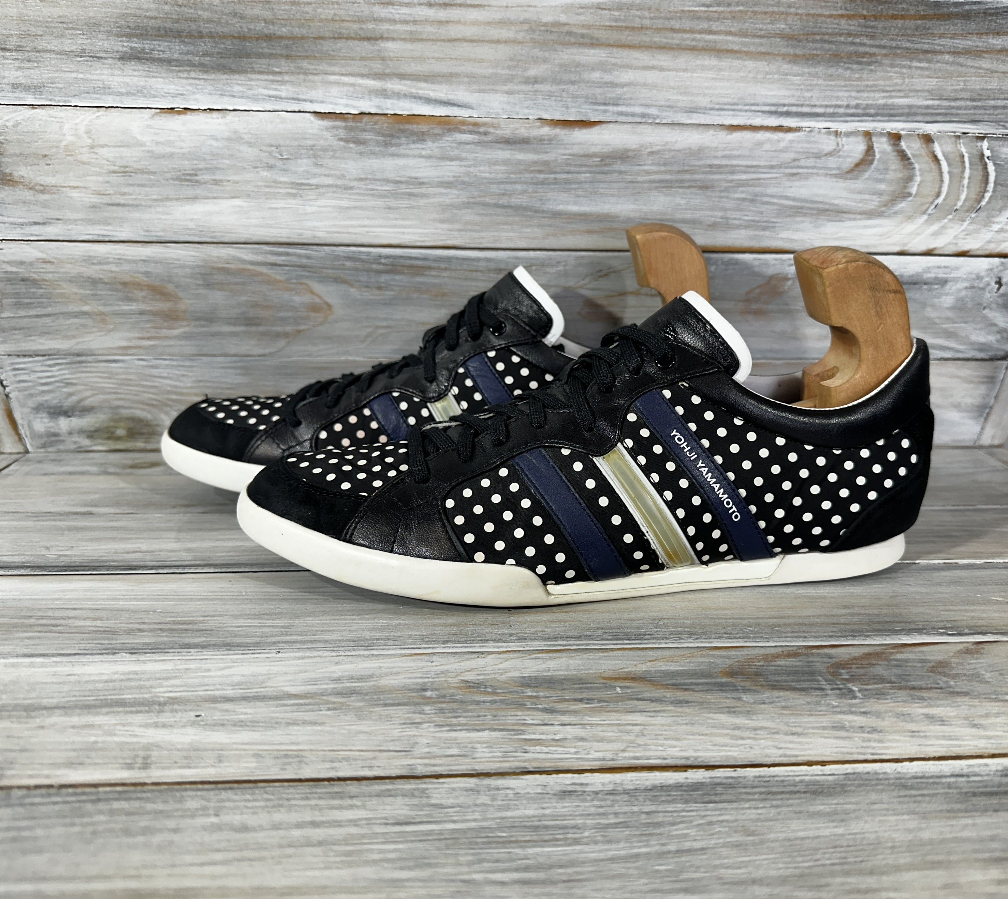 Adidas Yohji Yamamoto Adidas Leather Suede Sneakers Luxury Brand Size US 7.5 / IT 37.5 - 5 Thumbnail