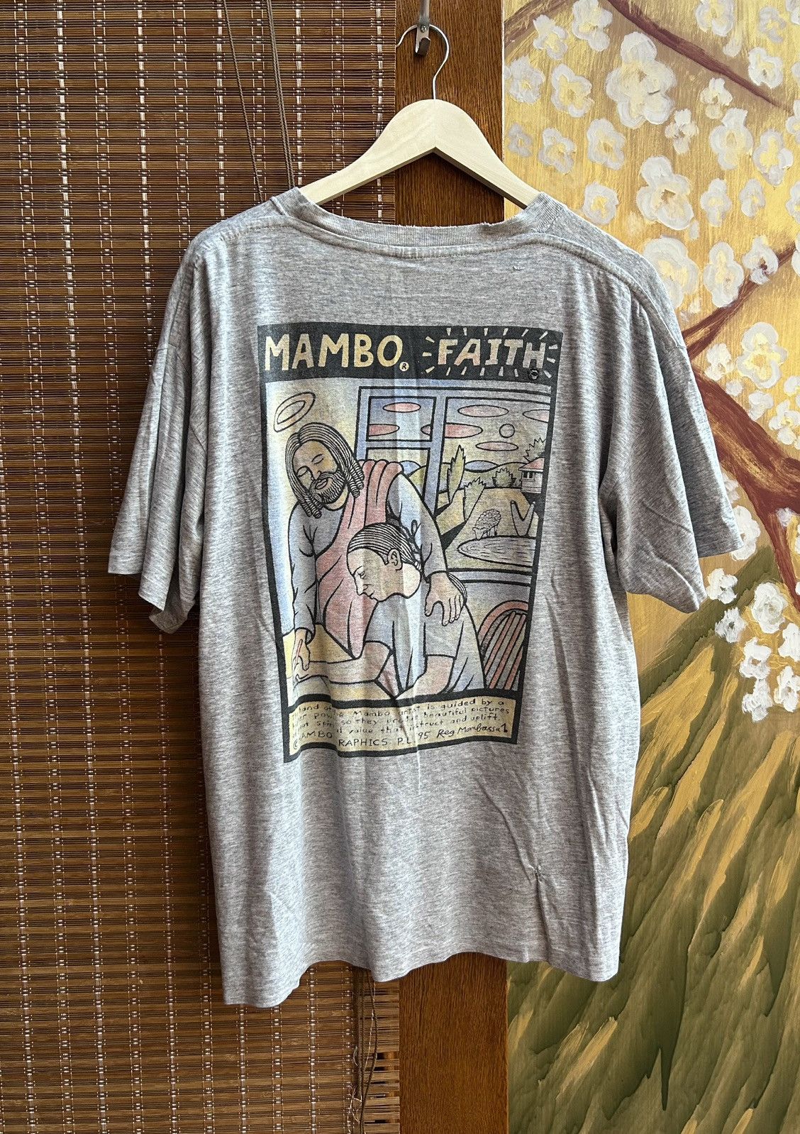 Mambo 1995 Mambo Faith Loud Shirt Reg Mombassa Jesus Art T-Shirt Size US XL / EU 56 / 4 - 1 Thumbnail