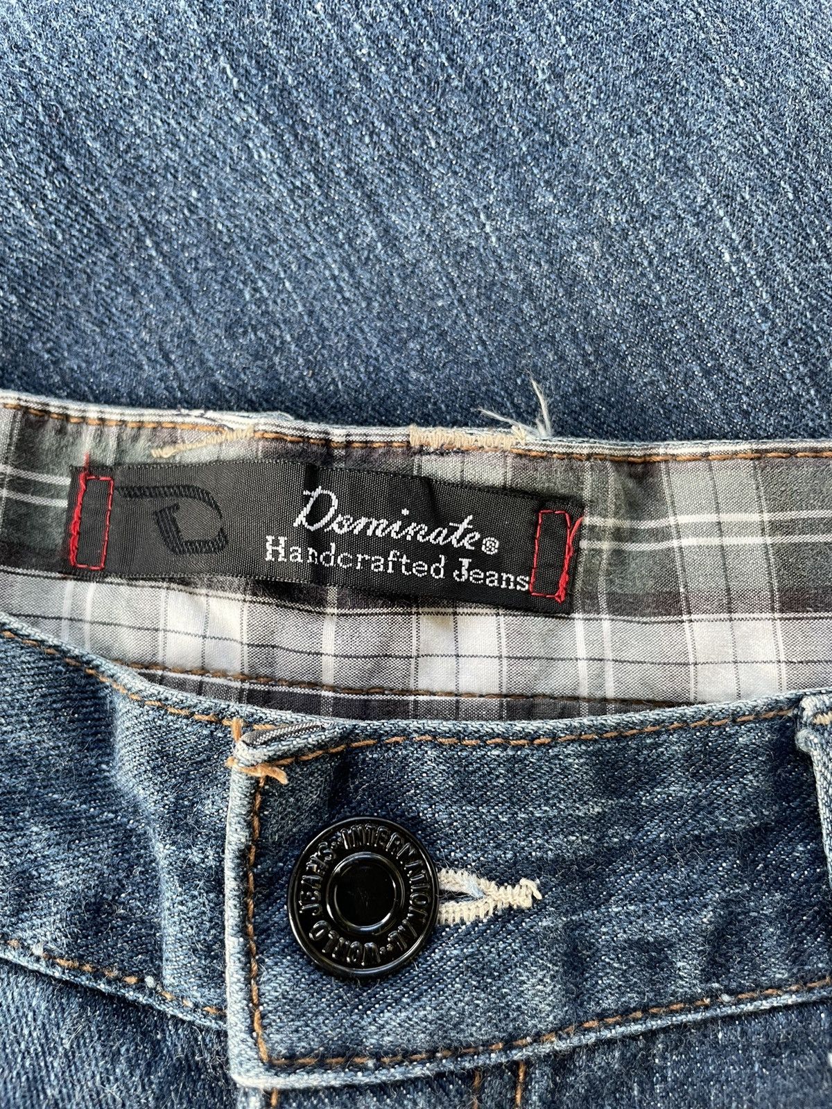Japanese Brand Dominate Double Waist Streetwear Jeans Size US 32 / EU 48 - 4 Thumbnail