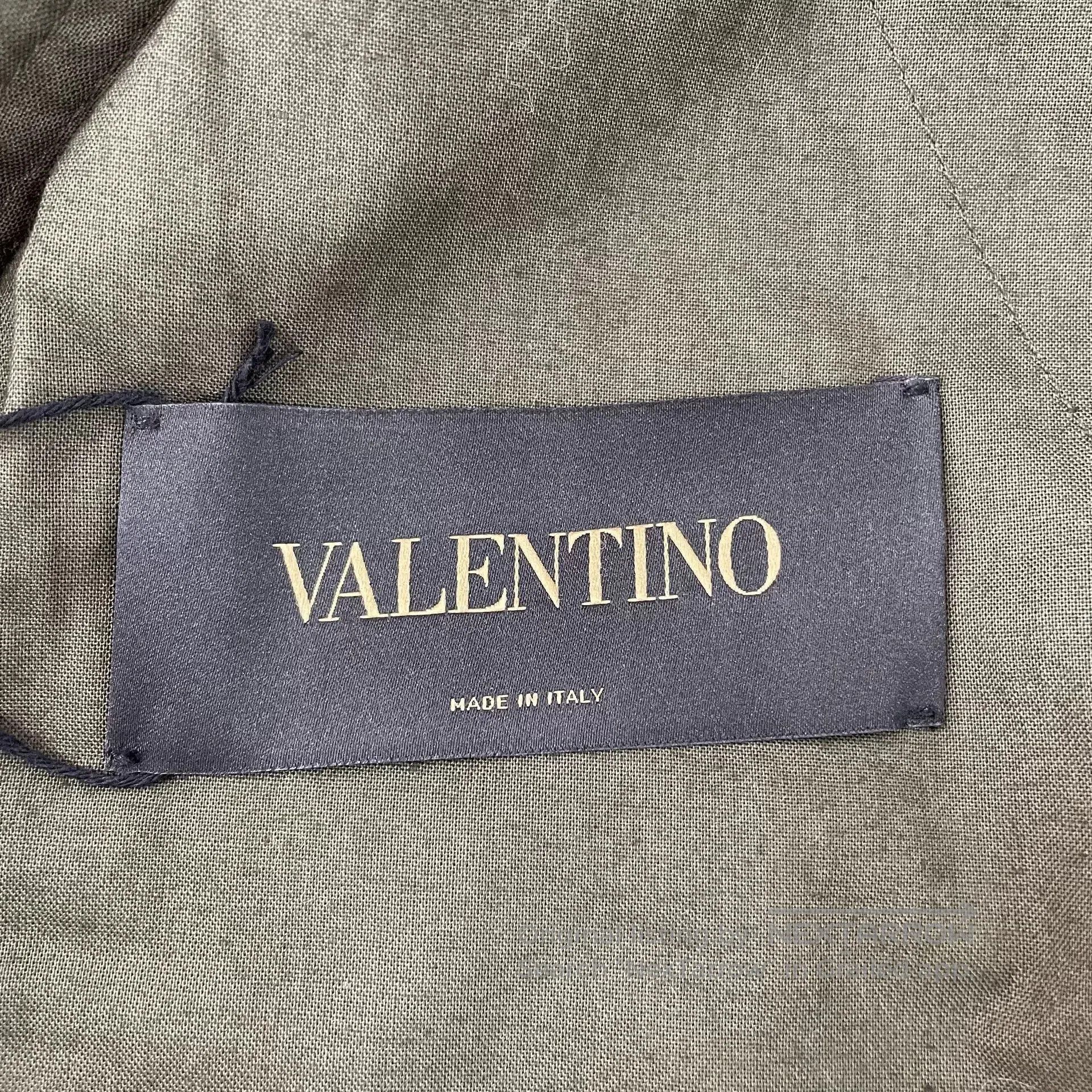 Valentino Valentino Camouflage Embroidered Coat. Size US L / EU 52-54 / 3 - 4 Thumbnail