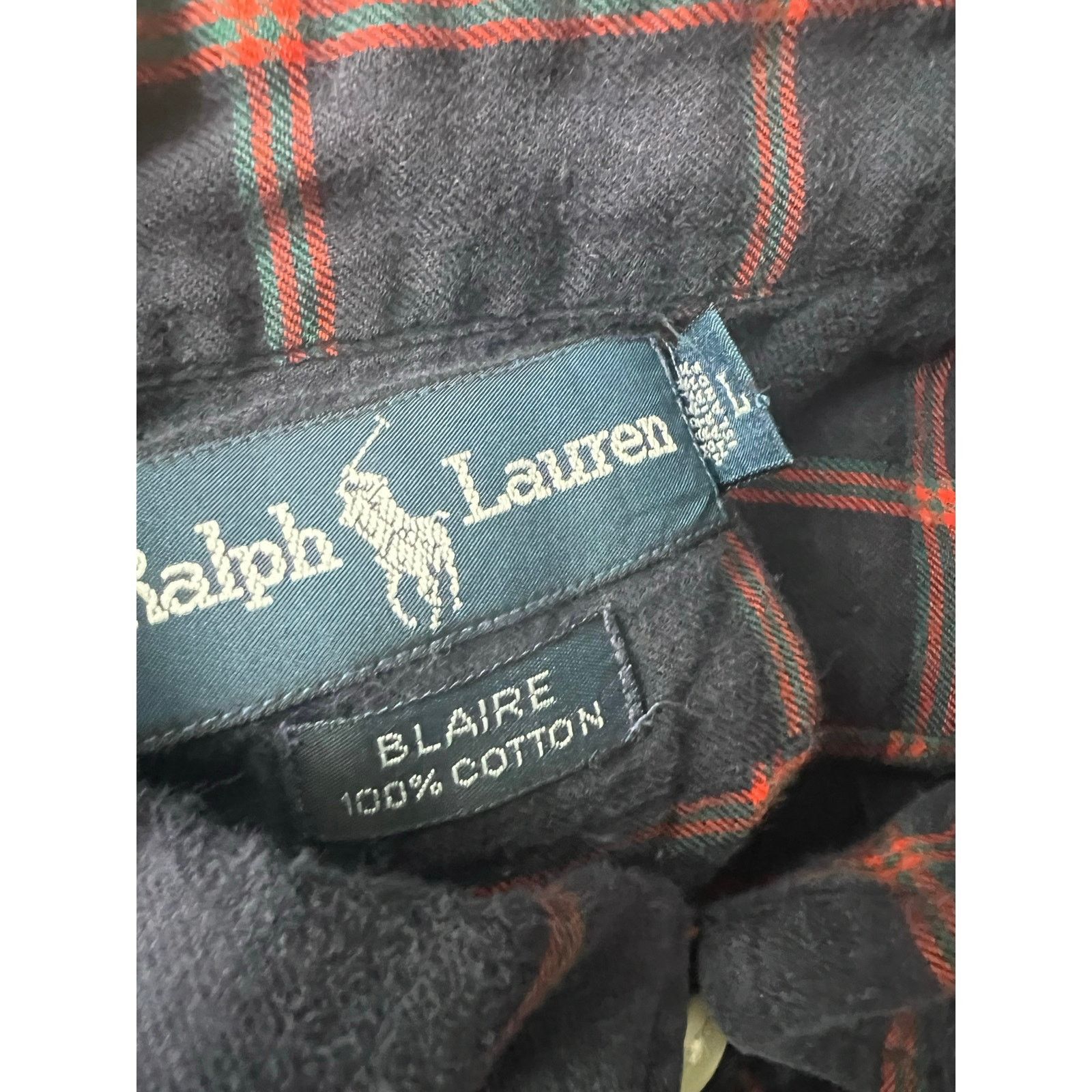Polo Ralph Lauren Ralph Lauren Blaire Cotton Button Down Long Sleeve Large Size US L / EU 52-54 / 3 - 9 Thumbnail