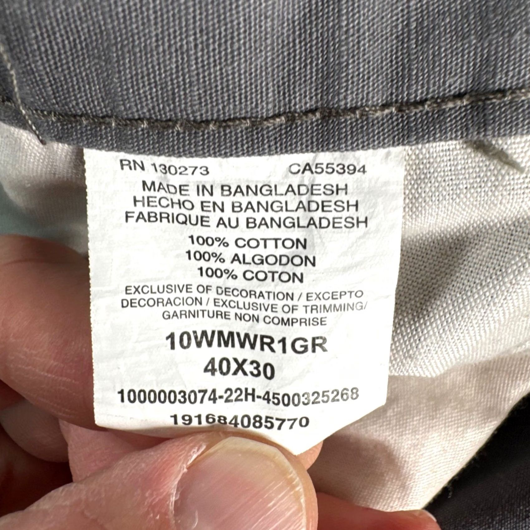 Wrangler Wrangler Workwear Pants Gray Mens 40x30 Utility Cargo Reinforced Cotton Work Size US 40 / EU 56 - 5 Thumbnail