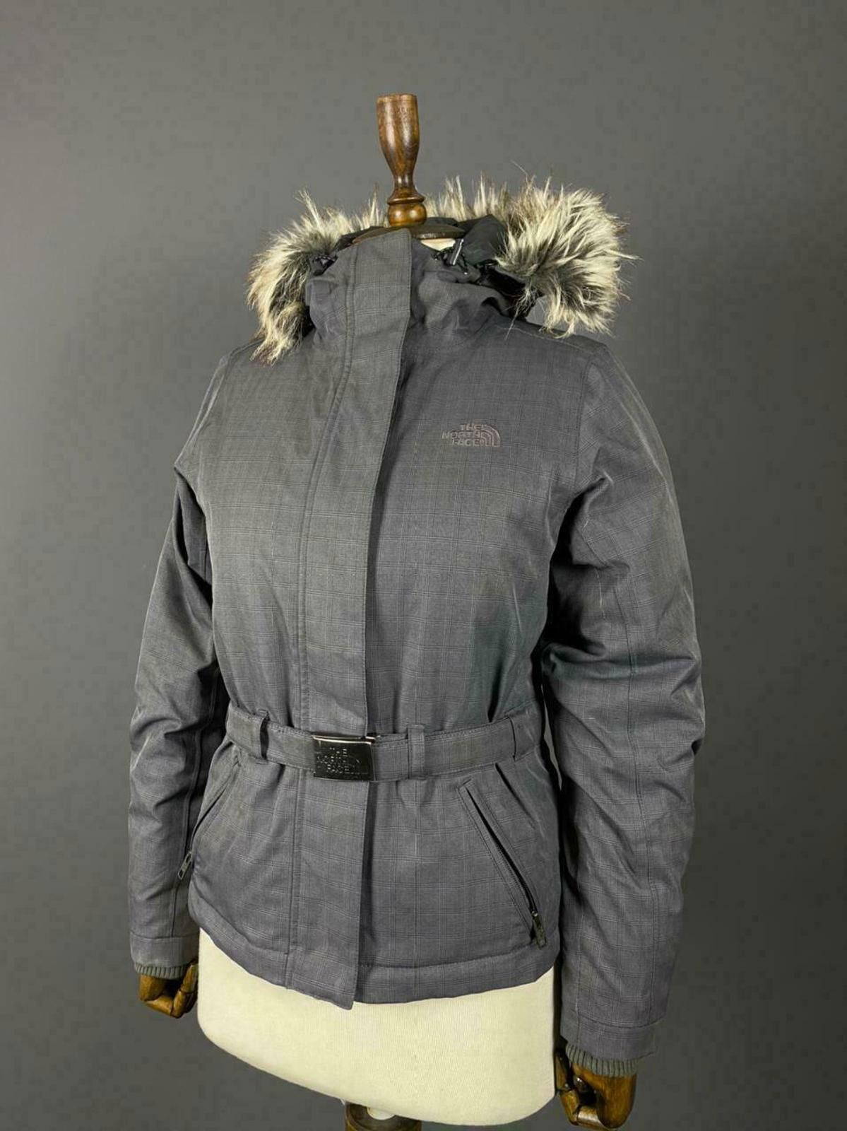 The North Face The North Face Grey Hooded Goose Belted Jacket Size XS Size XS / US 0-2 / IT 36-38 - 1 Thumbnail