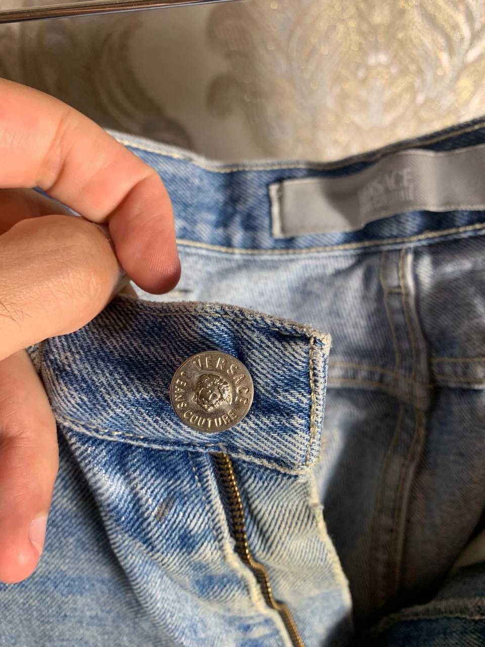 Versace Jeans Couture VERY RARE VERSACE JEANS COUTURE DENIM ITALIAN DESIGNER 90s Size US 36 / EU 52 - 8 Thumbnail