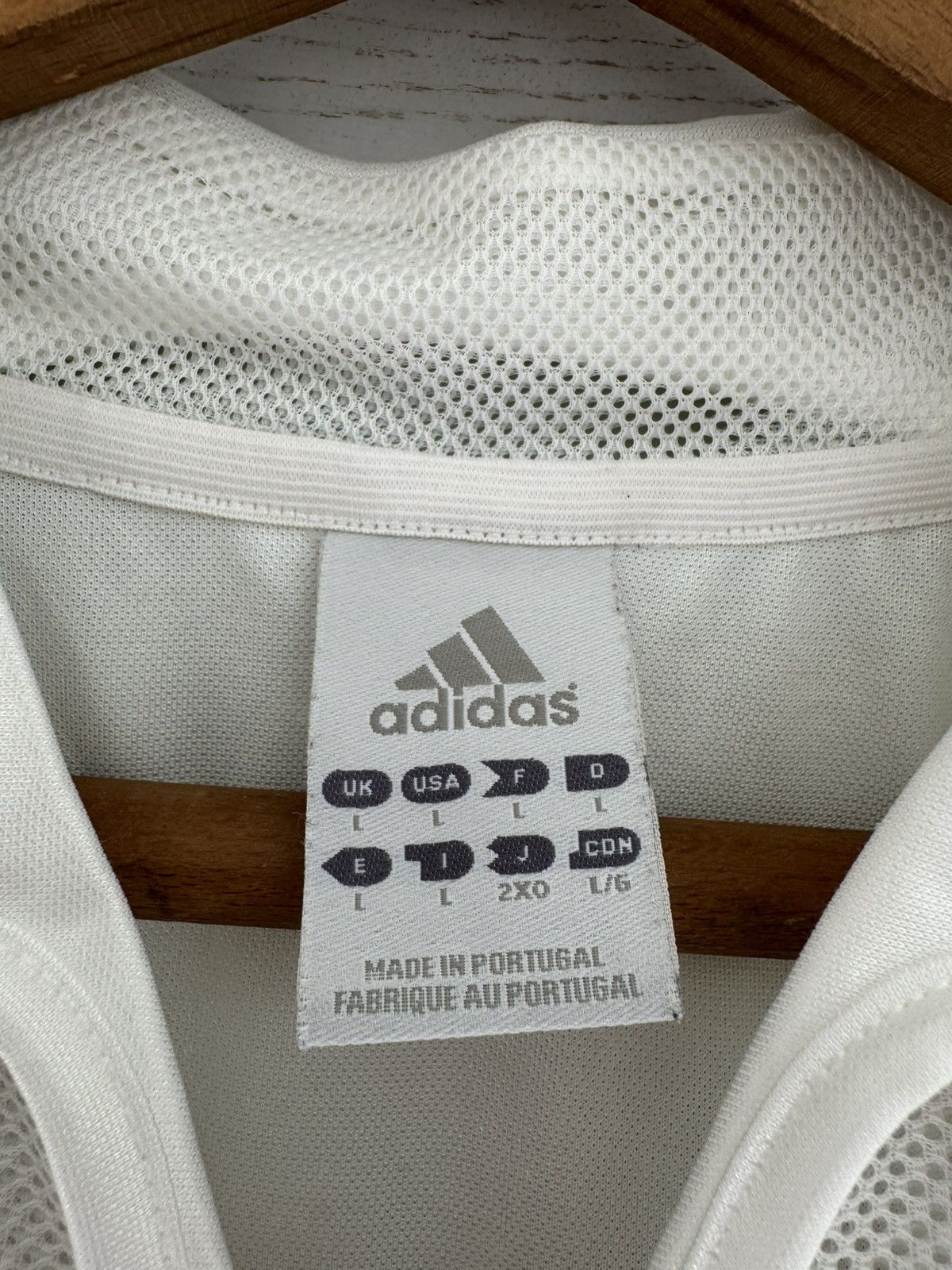 Adidas Ronaldo #9 Real Madrid 2004-2005 Vintage Soccer Jersey Shirt Size US L / EU 52-54 / 3 - 18 Thumbnail