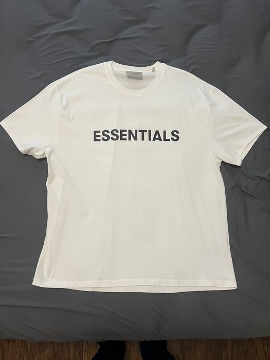 Fear of God Essentials Fear of God White Tee | Grailed