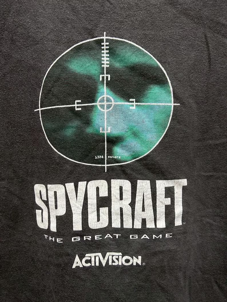 Playstation Vintage 90s Spycraft : The Great Game tshirt size XL Size US XL / EU 56 / 4 - 4 Thumbnail