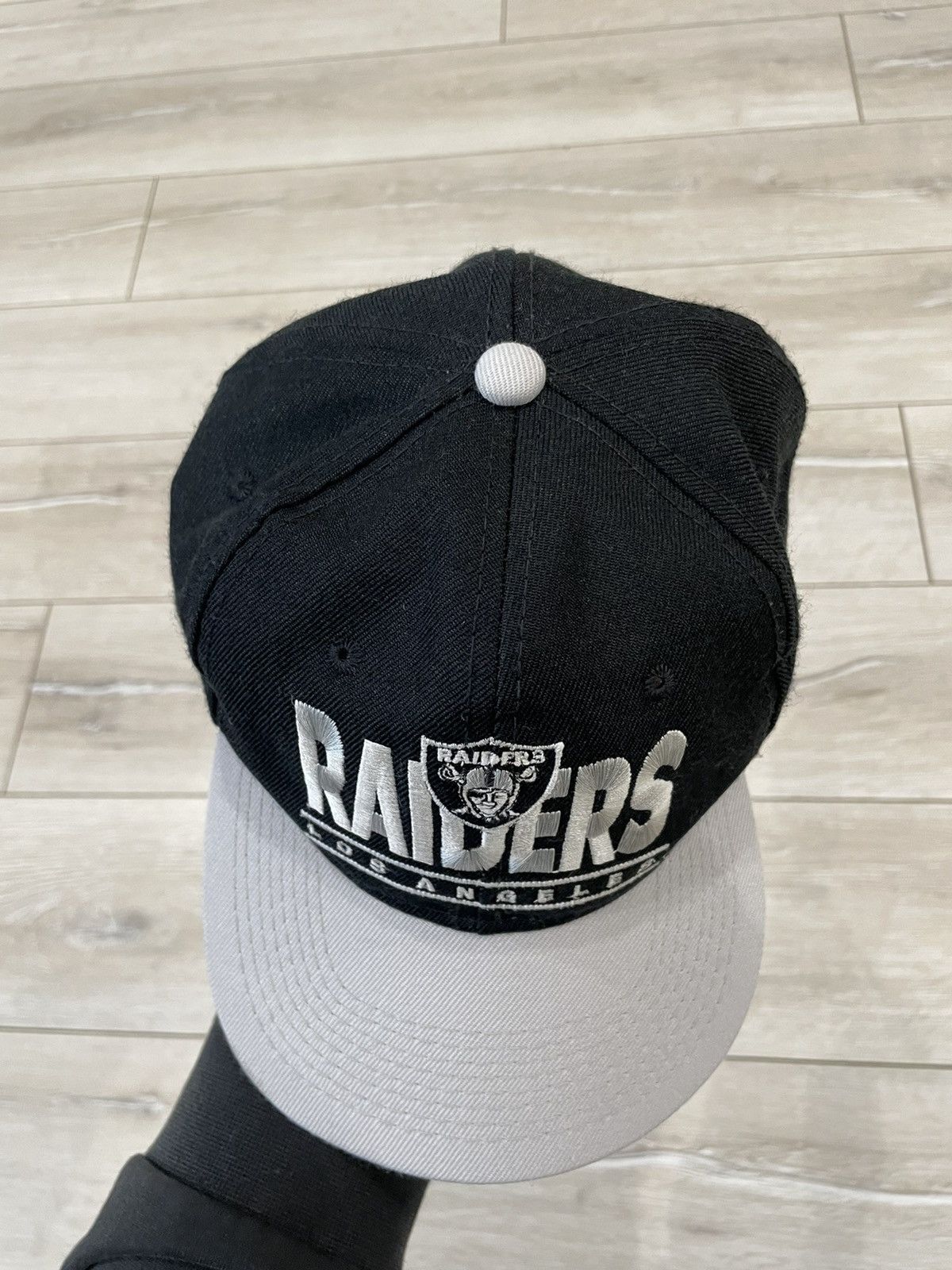 NFL × Vintage Los Angeles Raiders Snapback Hat Cap NFL Vintage Korea Size ONE SIZE - 5 Thumbnail
