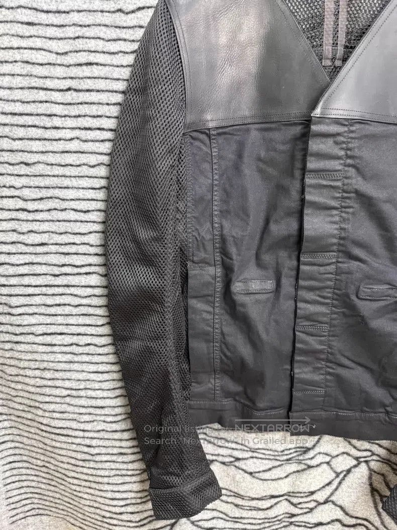 Rick Owens Rick Owens Mesh Patchwork Leather Jacket Size US M / EU 48-50 / 2 - 3 Thumbnail