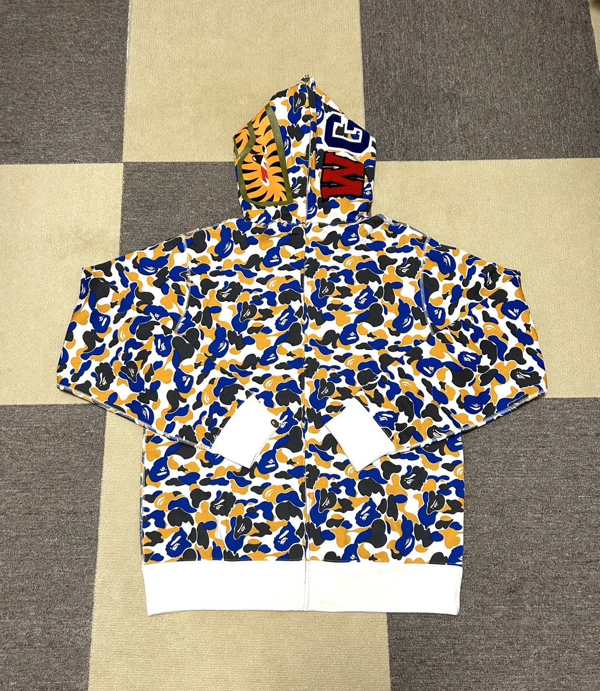 Bape Bape Japan Limited Color Camo Shark Zip Hoodie Size US XL / EU 56 / 4 - 2 Thumbnail