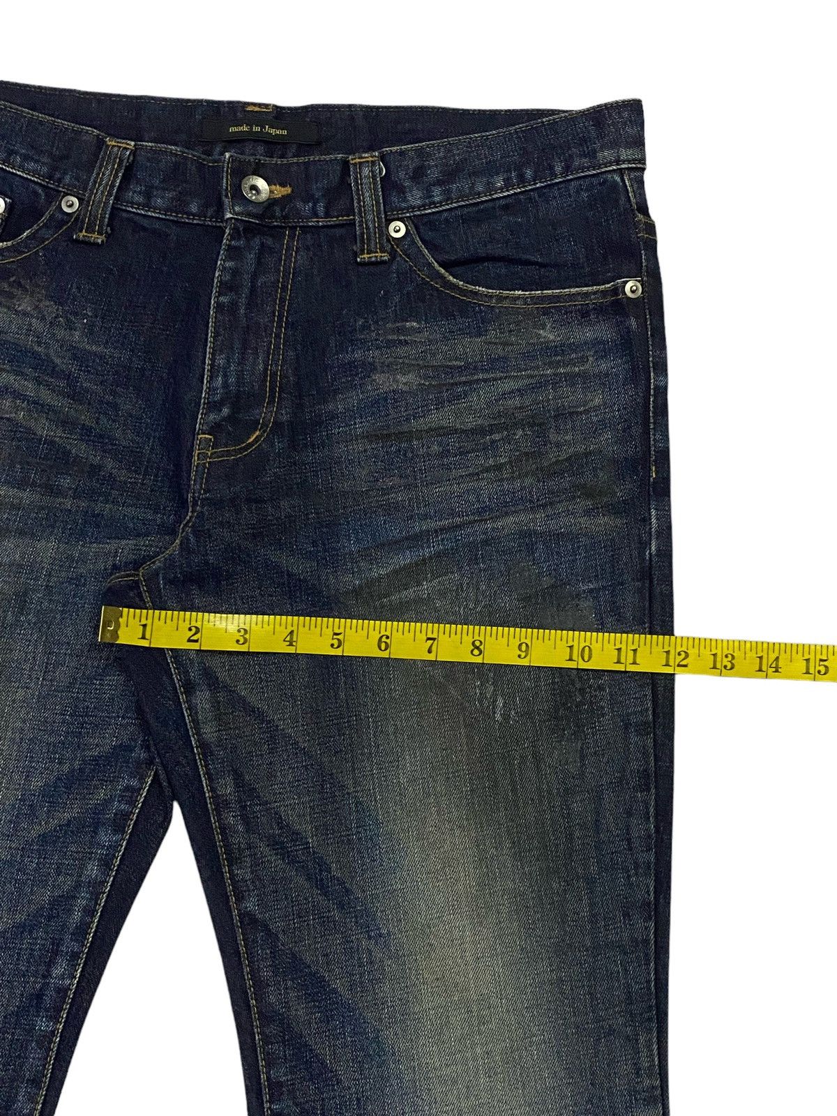 semanticdesign Semantic Design Flared Snakeskin Denim Pants Size US 34 / EU 50 - 8 Thumbnail