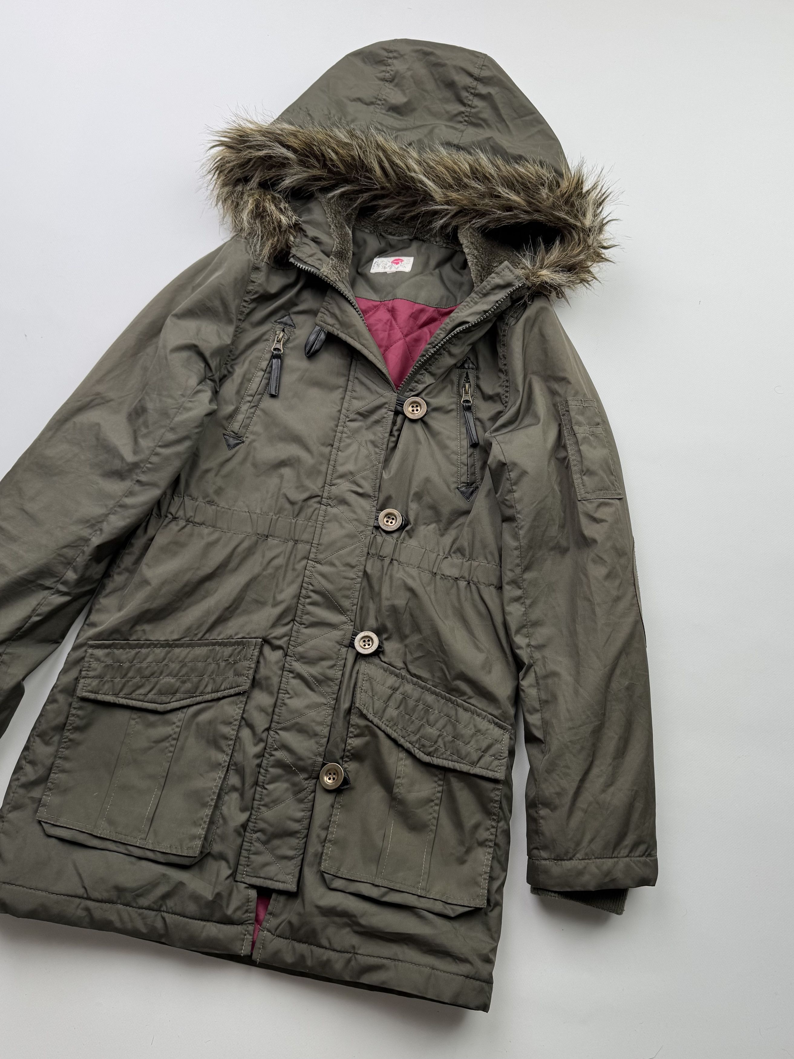 Japanese Brand Vintage Faux Fur Hood Jacket B765(V98)E2 Size XS / US 0-2 / IT 36-38 - 3 Thumbnail