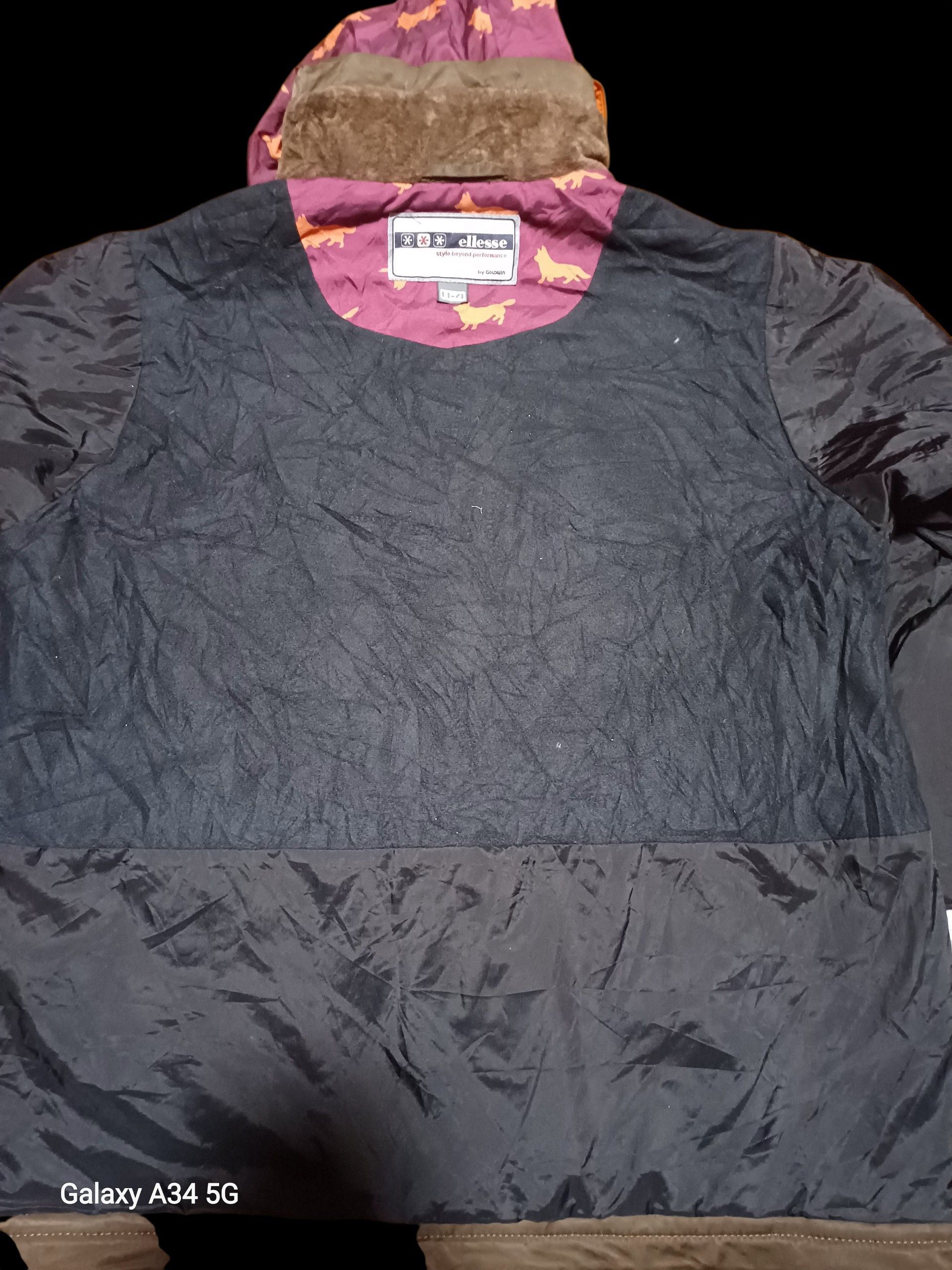 Ellesse × Goldwin Leather Jacket Ellese x Goldwin Size L / US 10 / IT 46 - 5 Thumbnail