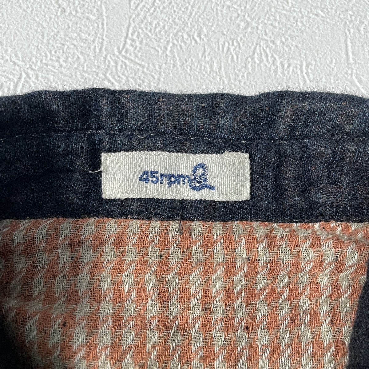 45rpm Vintage 45rpm japanese flanel cotton Ls shirt Size US S / EU 44-46 / 1 - 8 Thumbnail