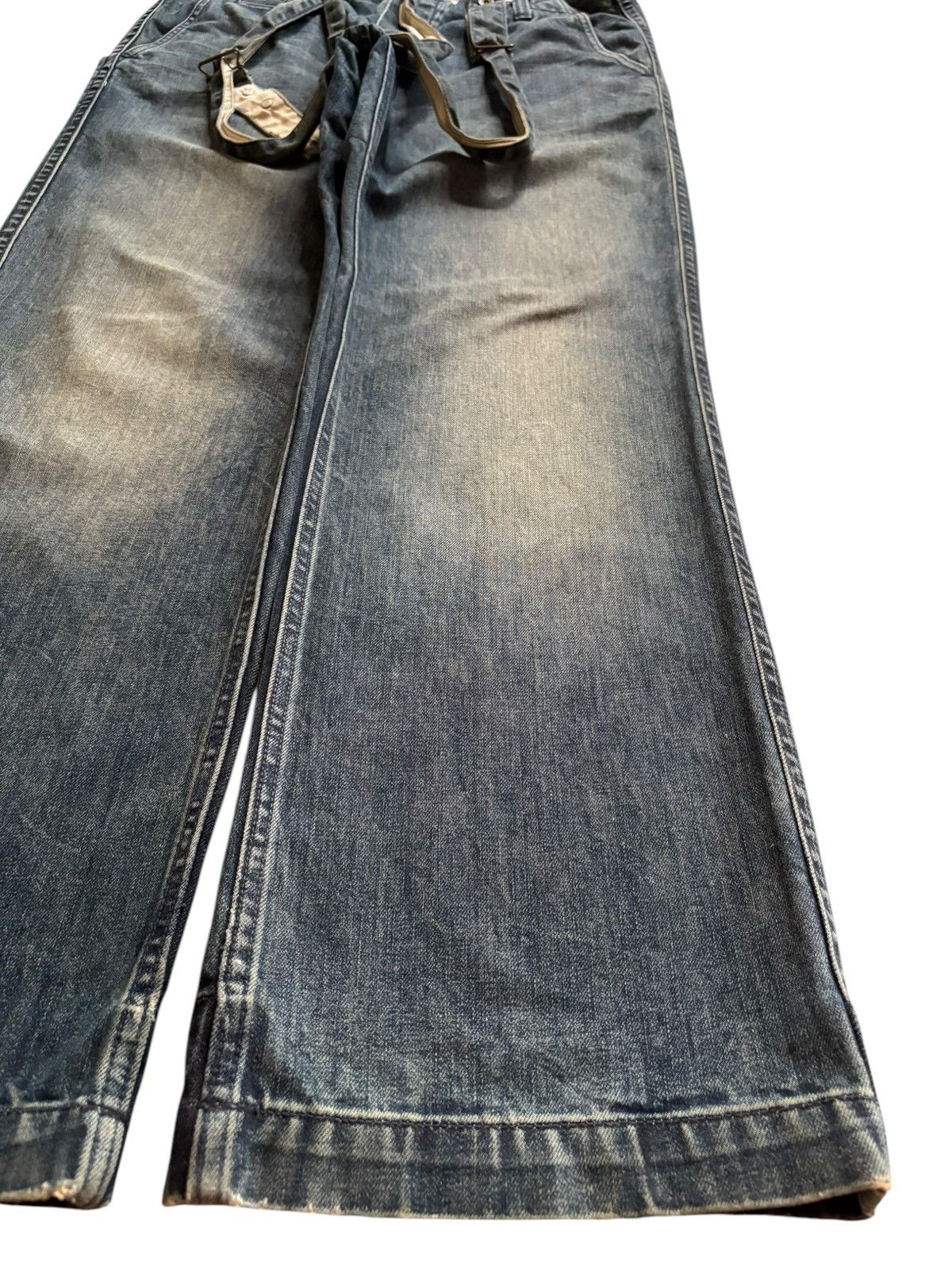 Gap Vintage Gap Mud Wash Suspenders Style Loose Baggy Jeans Size US 38 / EU 54 - 7 Thumbnail