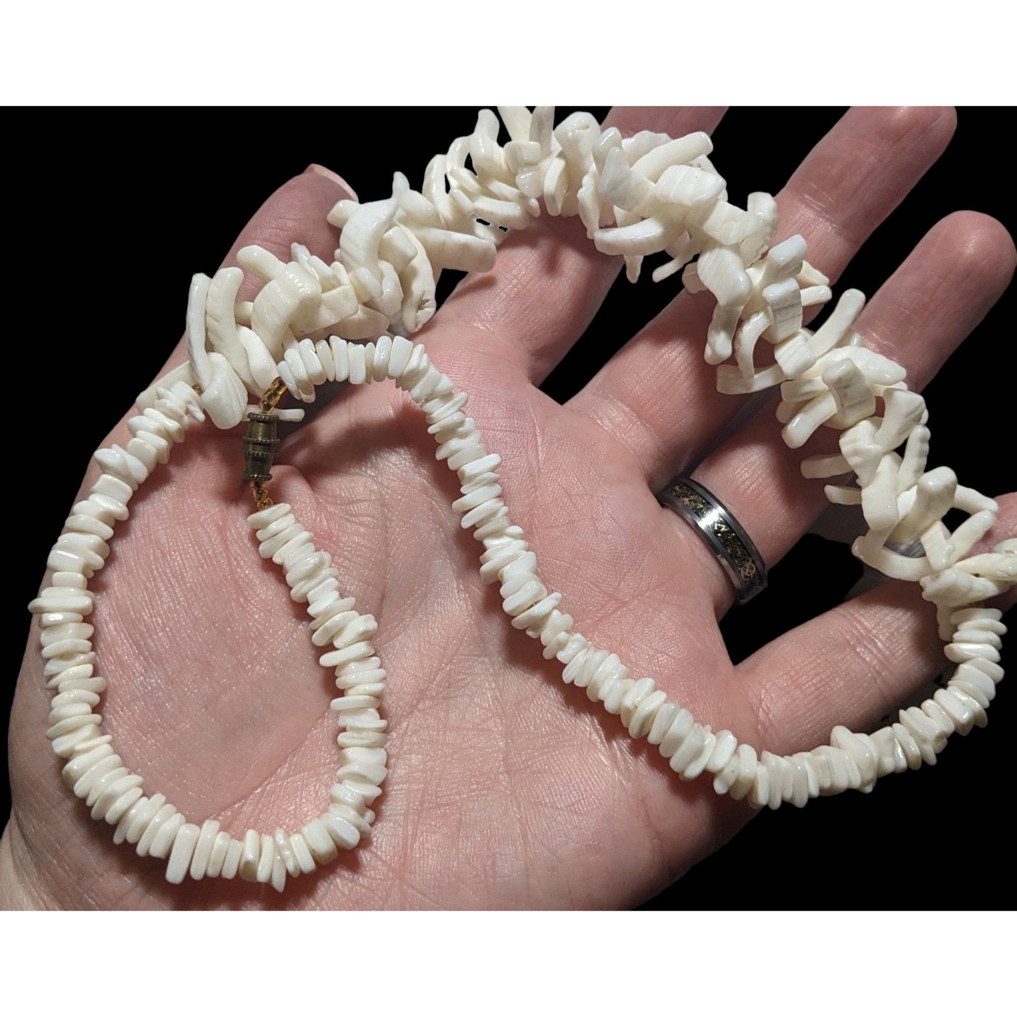 Other Vintage White Shell Necklace Size ONE SIZE - 3 Thumbnail