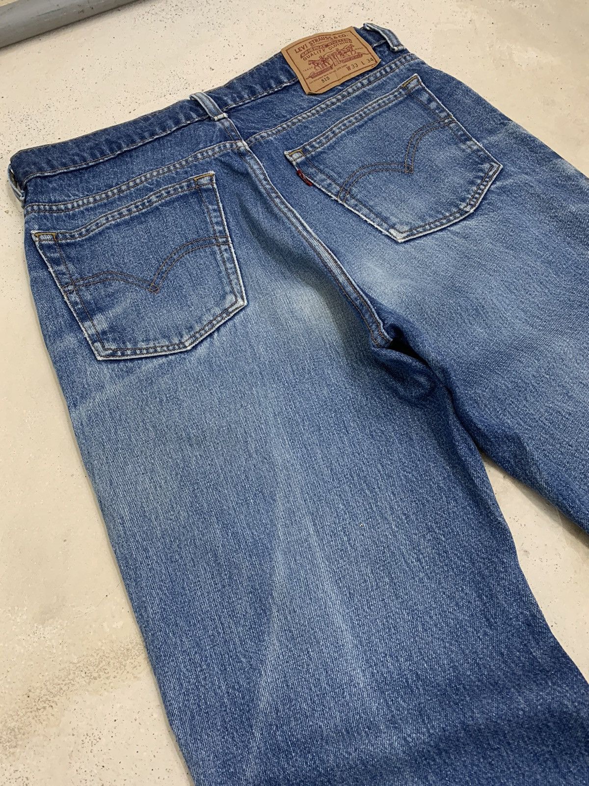 Levi's Vintage Reproduction Levis 515 Distressed Denim Pants (AE2) Size US 32 / EU 48 - 16 Thumbnail