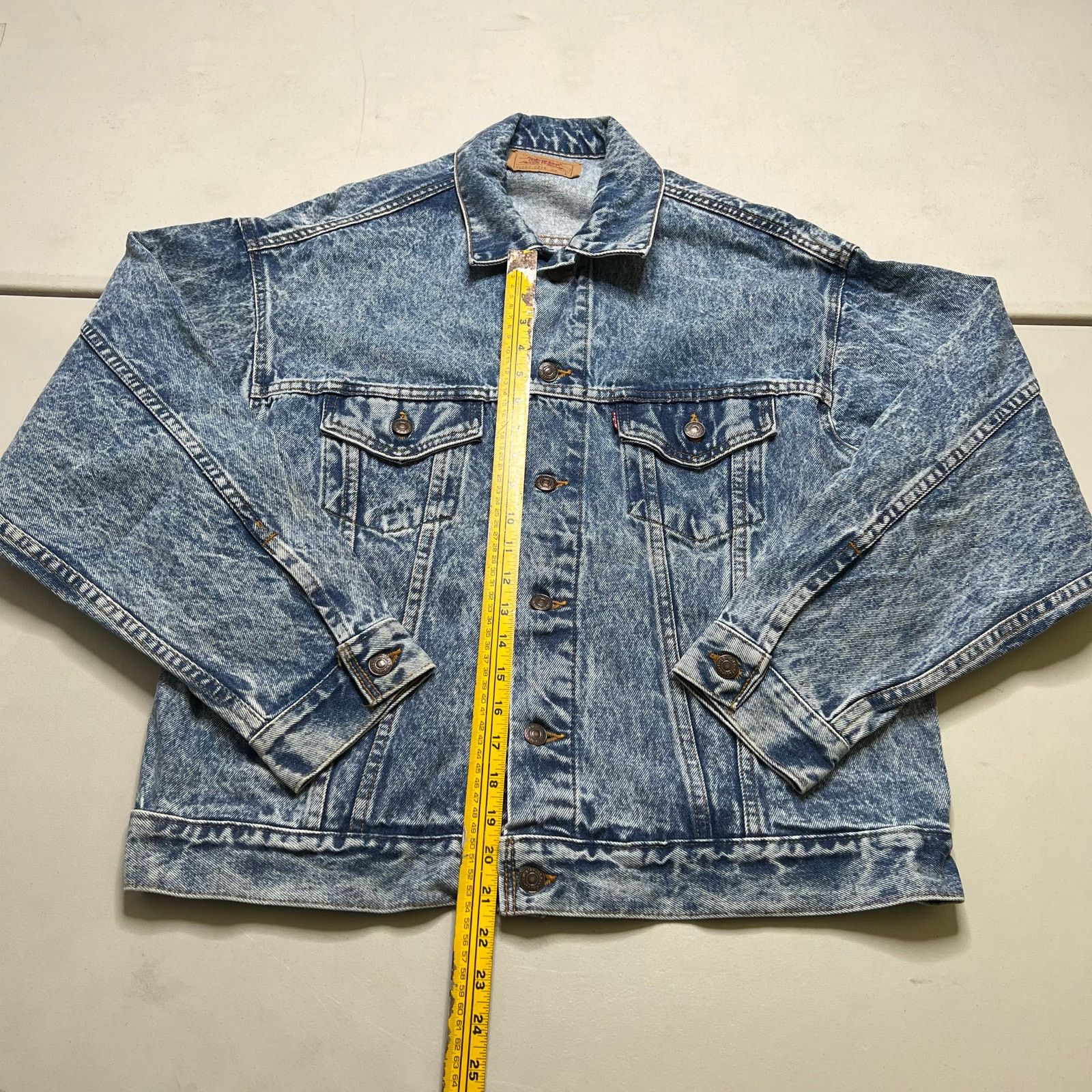 Levi's Vintage Levi’s 70507 Acid Wash Denim Trucker Jacket USA L Size US L / EU 52-54 / 3 - 6 Thumbnail