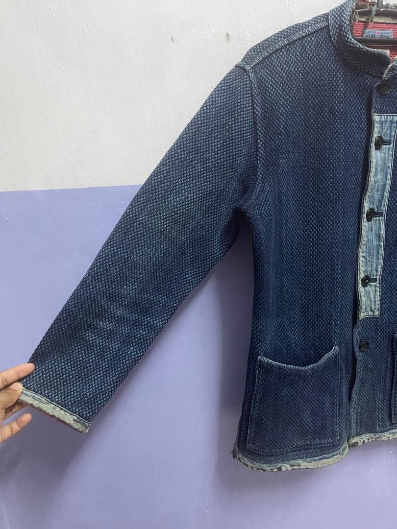 Blue Blue Japan BLUE BLUE JAPAN Honai Pure Indigo Sashiko Oriental Jacket Size US M / EU 48-50 / 2 - 3 Thumbnail