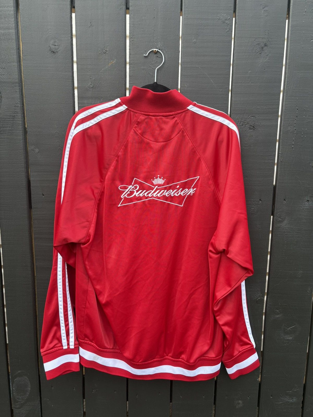 Budweiser Budweiser Beer Vintage Streetwear Hype Track Jacket Size US XL / EU 56 / 4 - 9 Thumbnail