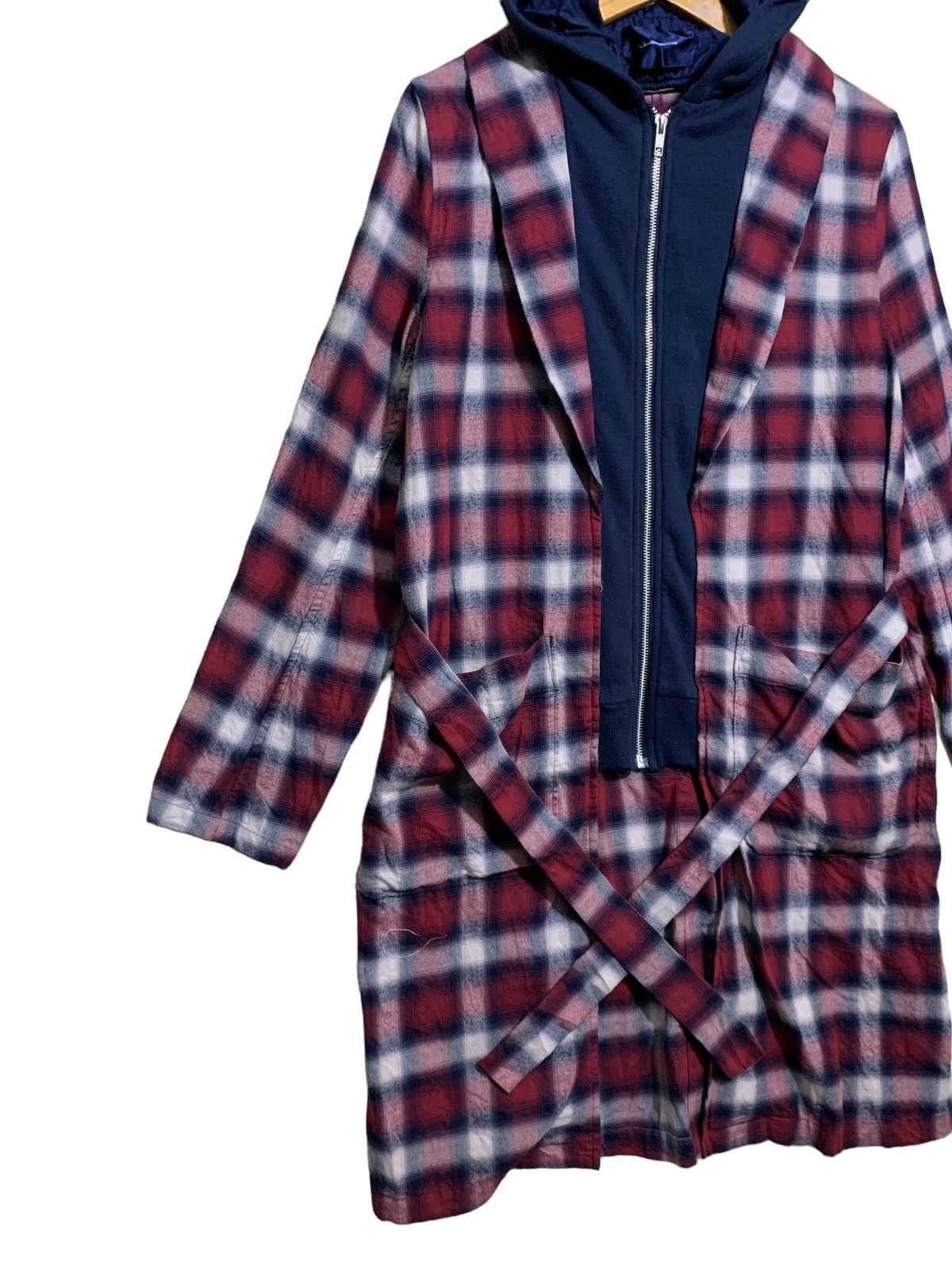 John Undercover 🔥John UNDERCOVER TARTANS TRENCH COATS HOODIE Size US M / EU 48-50 / 2 - 2 Thumbnail