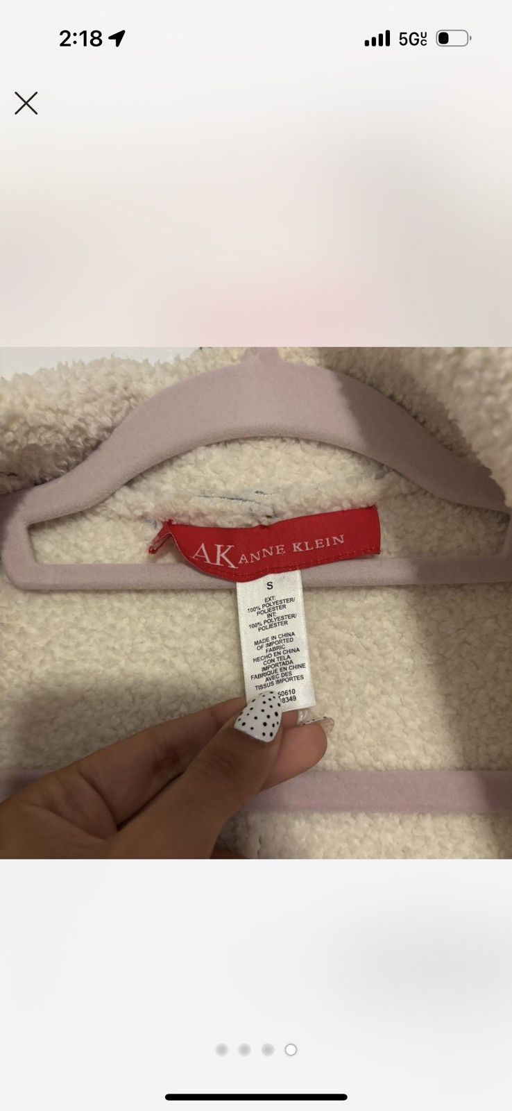 Anne Klein Teddy Sherpa coat From Anne Klein Size S / US 4 / IT 40 - 3 Thumbnail