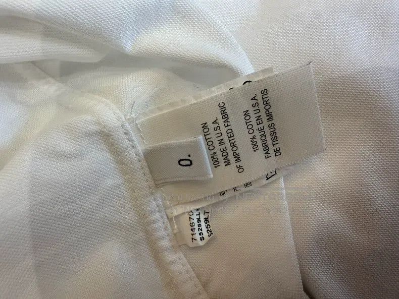 Thom Browne Thom Browne Striped Oxford Double Sleeve Label Classic Lon Size US XS / EU 42 / 0 - 5 Thumbnail
