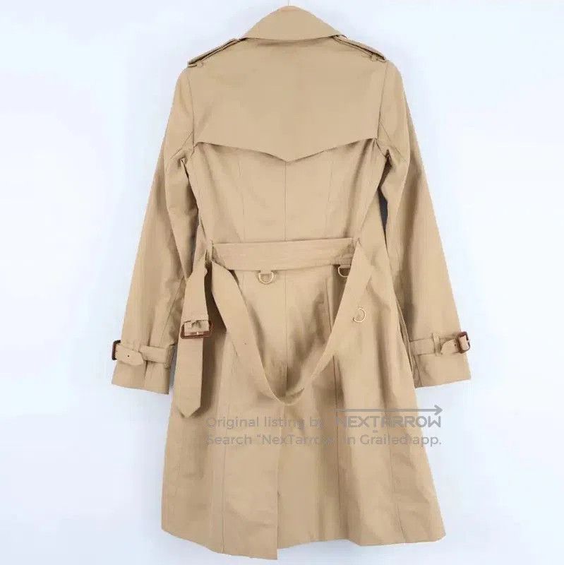 Burberry Burberry Spring Autumn Khaki Trench Coat. Size XXS / US 00 / IT 34 - 2 Thumbnail