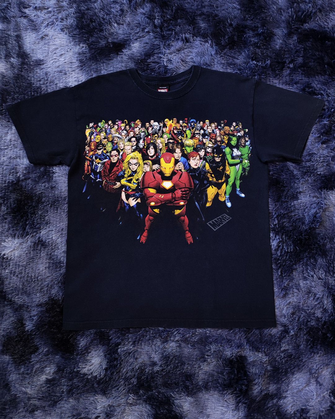 Mad Engine × Marvel Comics Y2K Marvel Civil War Iron Man side tee 🤖 Size US M / EU 48-50 / 2 - 3 Thumbnail