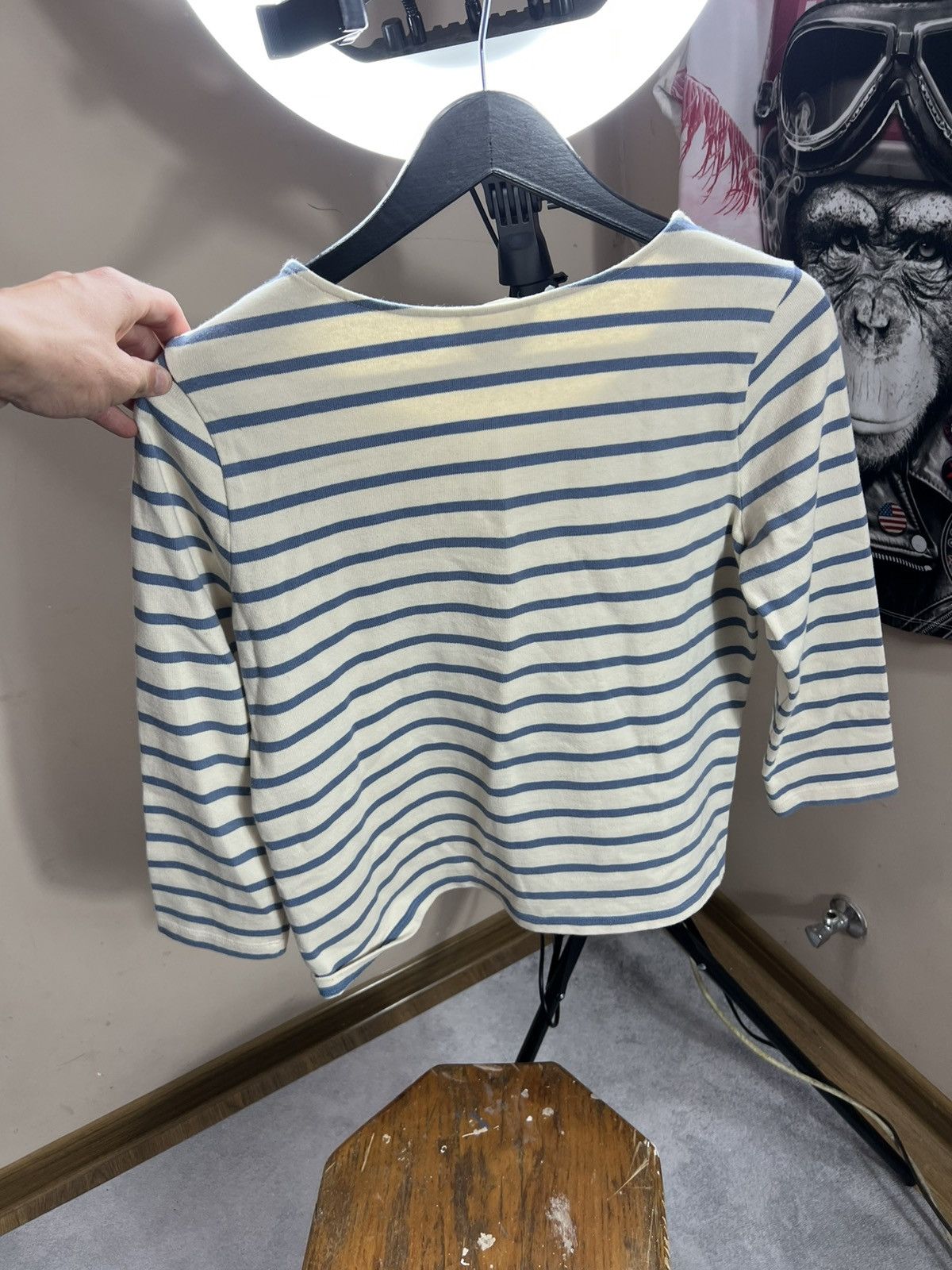 Sezane Sézane Striped Marinière Top – Size S (Women’s) Size S / US 4 / IT 40 - 6 Thumbnail