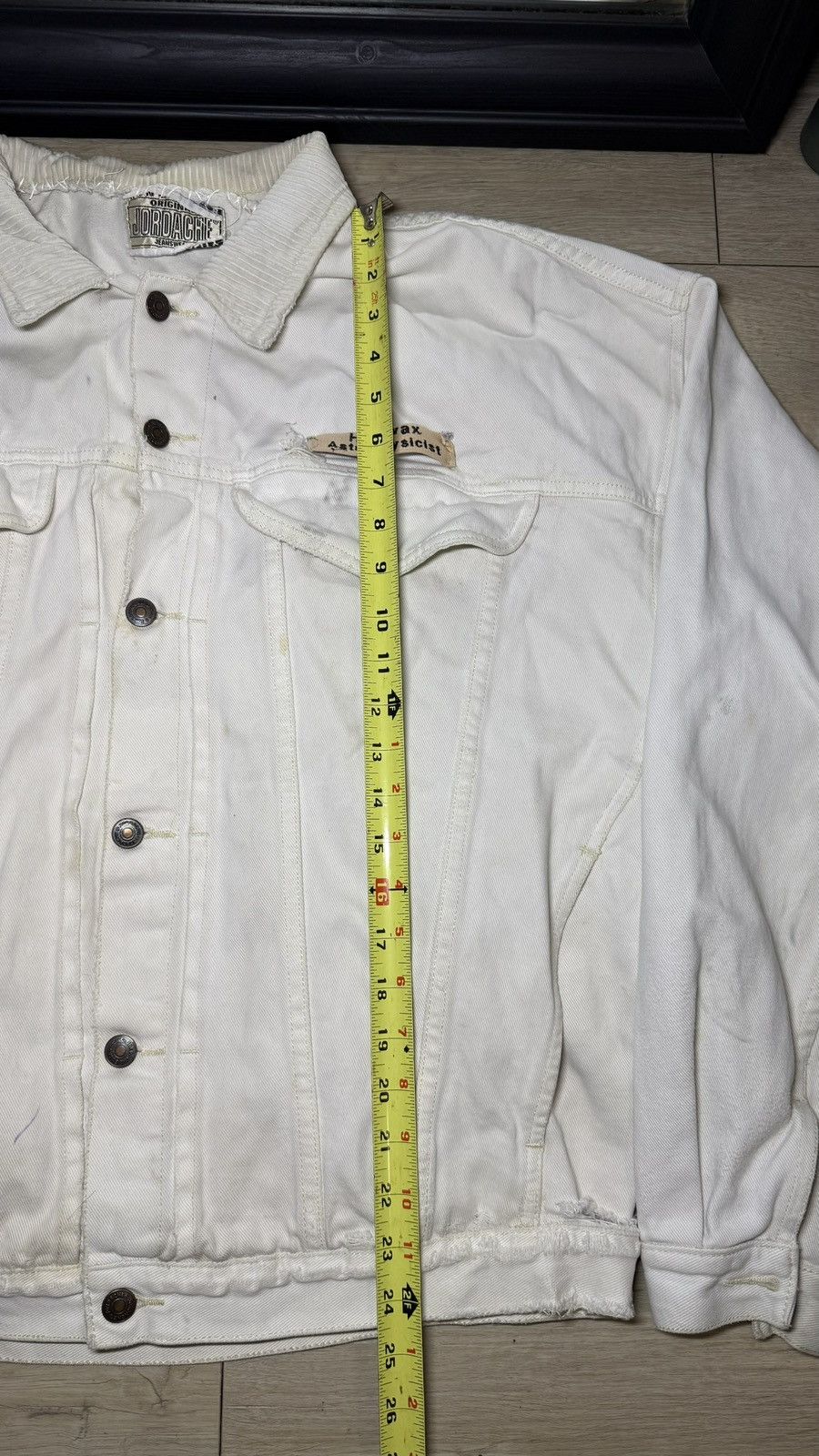 Jordache Vintage 1990s Jordache Halliwax Astrophysicist Distressed Size US XL / EU 56 / 4 - 5 Thumbnail