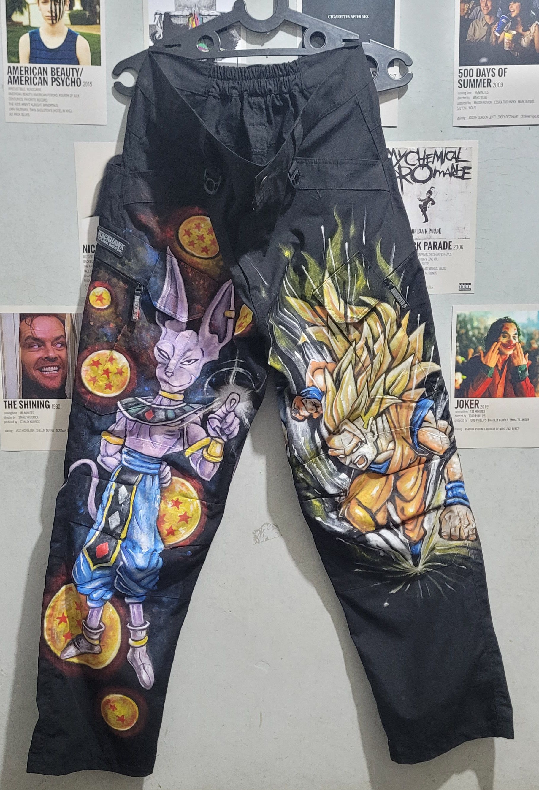 FOR OTHERS Handmade Painting Dragon Ball Z Cargo Outdoor Size US 36 / EU 52 - 1 Thumbnail