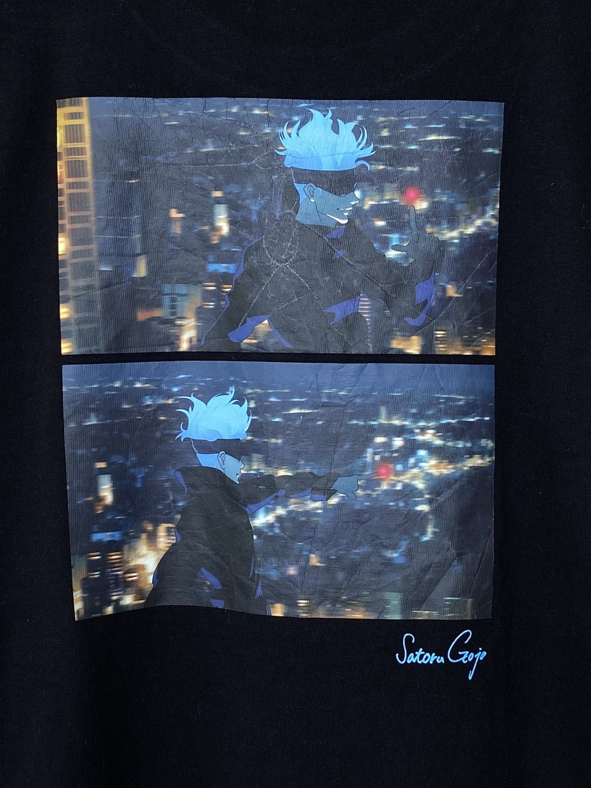 Anime Rare Anime Jujutsu Kaisen Satoru Gojo Long Sleeve Tees Size US L / EU 52-54 / 3 - 8 Thumbnail