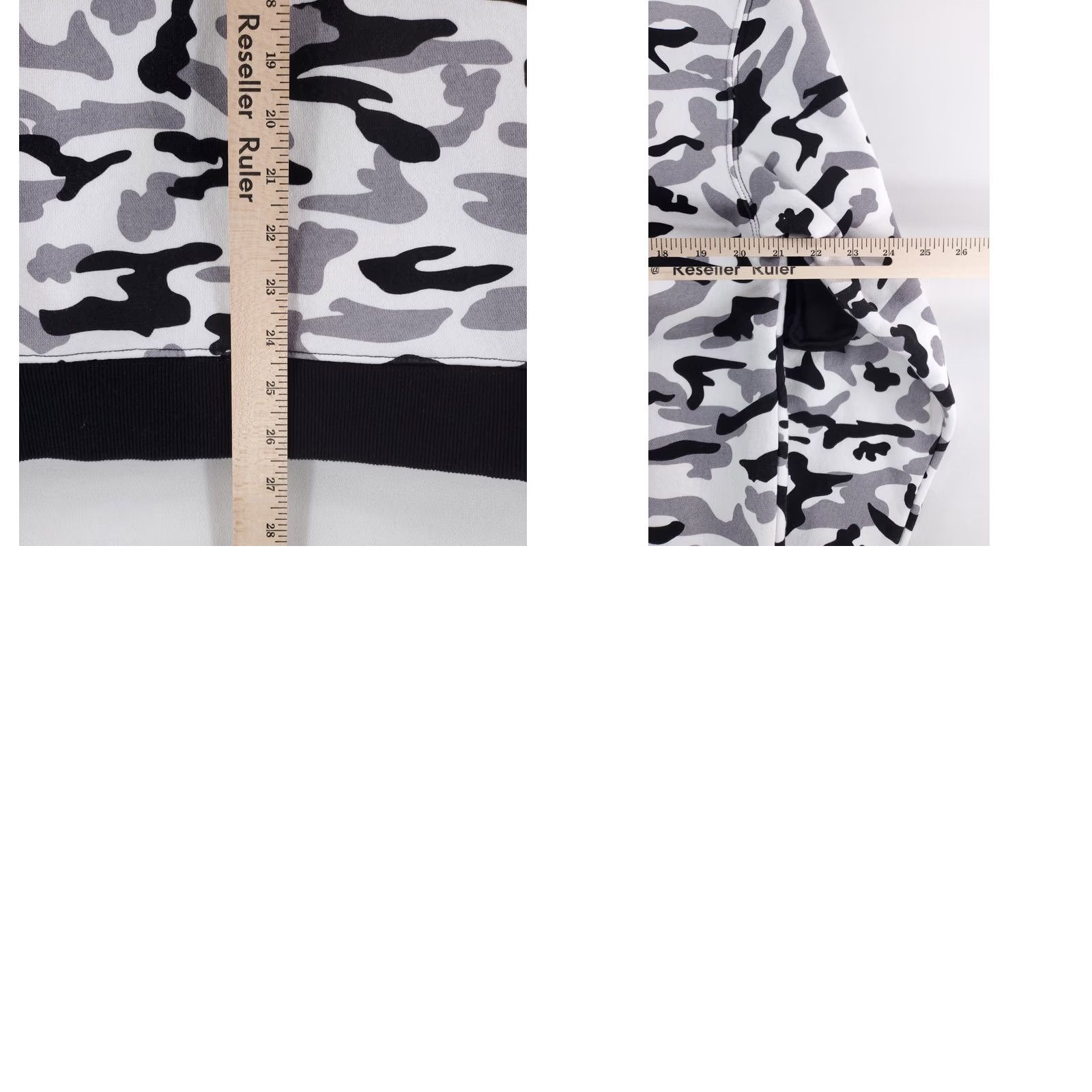Vintage Sam & Colby XPLR Camo Hoodie Sweatshirt Black White Long Sleeve Mens M Size US M / EU 48-50 / 2 - 8 Thumbnail