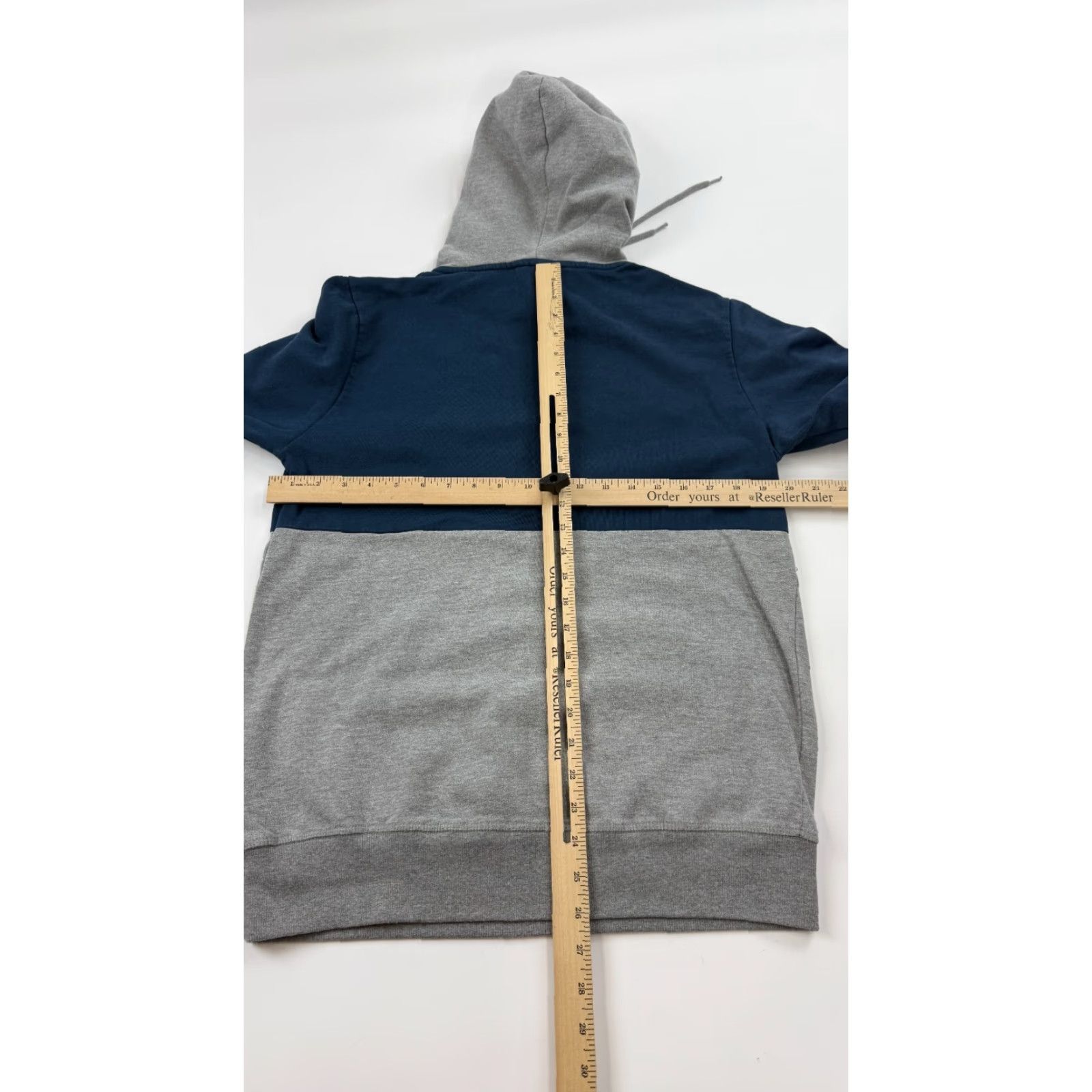 Volcom VINTAGE Volcom Hoodie Sweatshirt Mens Pullover Fall Winter Blue Gray Fleece Lined Pockets Size US S / EU 44-46 / 1 - 6 Thumbnail