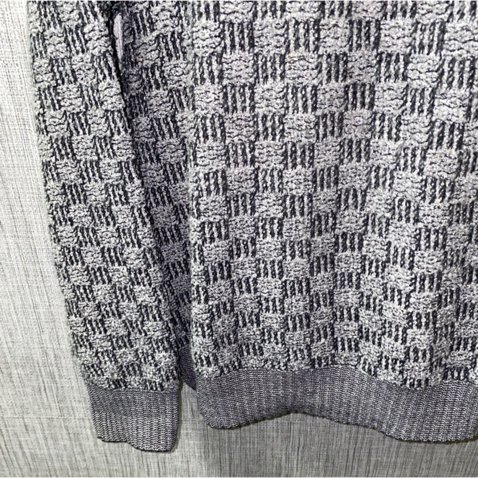 Vintage Mino Milano Mens Gray Italian Made Wool Blend Crewneck Sweater Size L Size US L / EU 52-54 / 3 - 3 Thumbnail