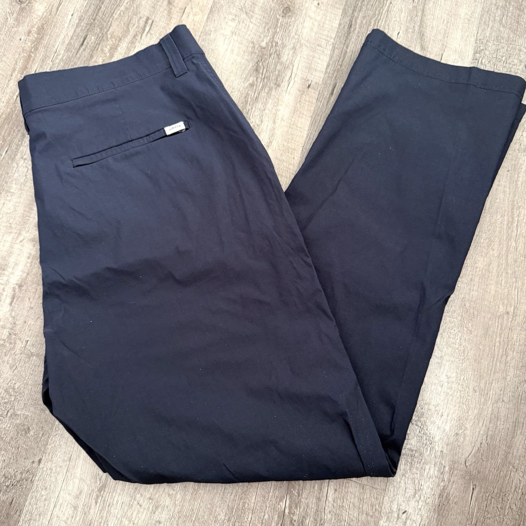Orvis Orvis Trek Cargo Pant Mens Sz 40x31 Blue Nylon Stretch Phone Pocket Straight Leg Size US 40 / EU 56 - 6 Thumbnail