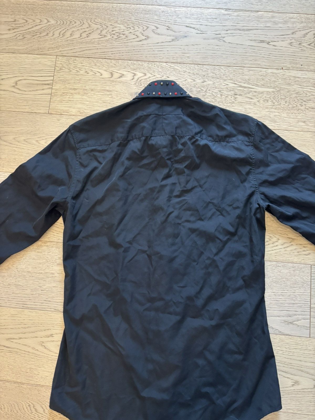Givenchy Givenchy Studded Collar Long Sleeve Shirt Size 38 Mens Size US M / EU 48-50 / 2 - 6 Thumbnail