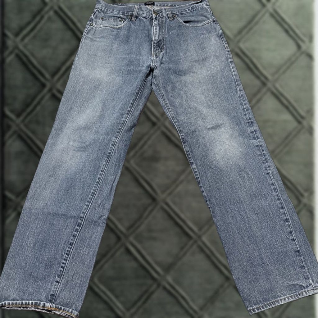 J.Crew J.Crew The Barrow Jeans Mens Medium Wash Denim Mid-Rise Classic Straight - 31X30 Blue Men Jeans Size US 31 - 1 Thumbnail