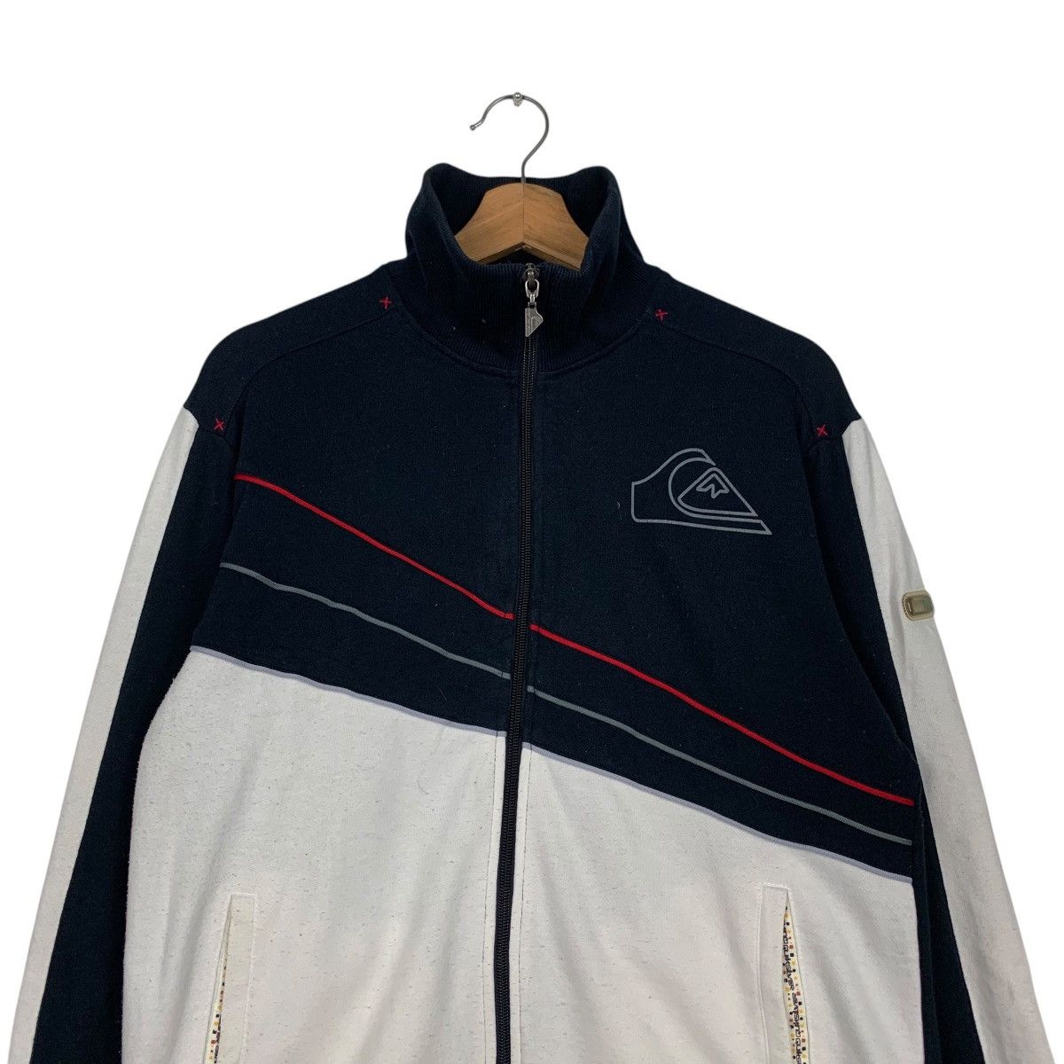 Quiksilver QUIKSILVER Turtleneck Sweater Jacket Track Jacket #2405-C108 Size US M / EU 48-50 / 2 - 2 Thumbnail