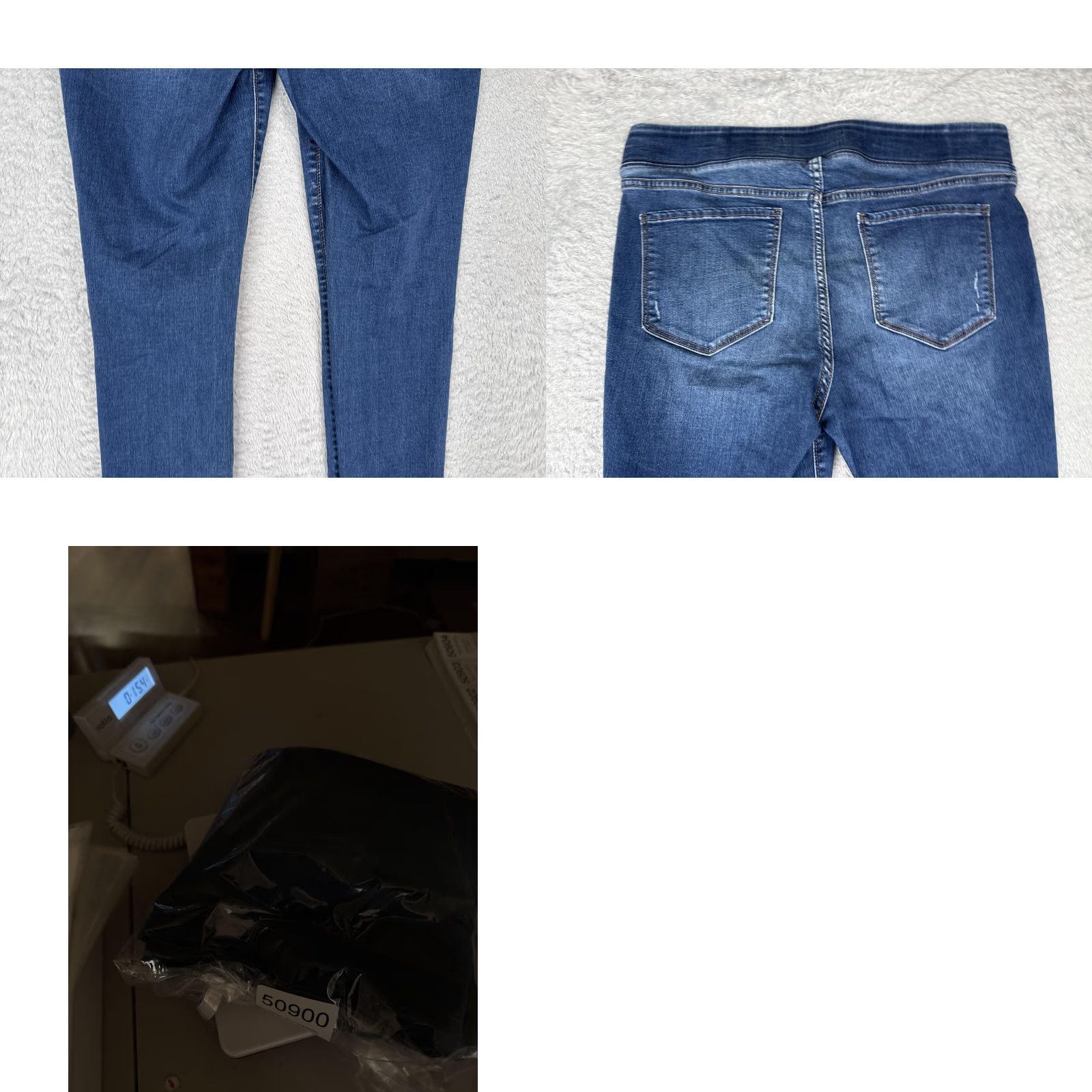 Old Navy Old Navy Jeans Womens 14 Blue Rockstar Jeggings Distressed Pull-On Skinny Ankle Size 36" / US 14 / IT 50 - 10 Thumbnail