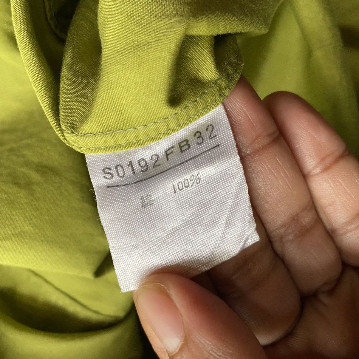 Japanese Brand POWDER Mandarin Chinese Style Green Shirt Size M / US 6-8 / IT 42-44 - 11 Thumbnail